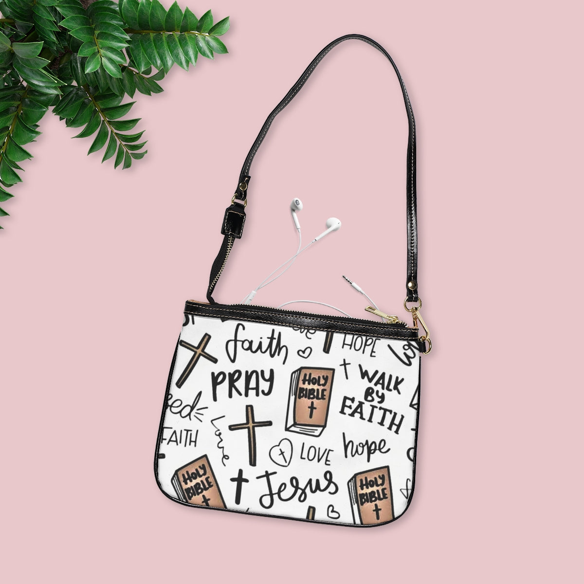 Jesus, Pray & Hope Cross Small Bag