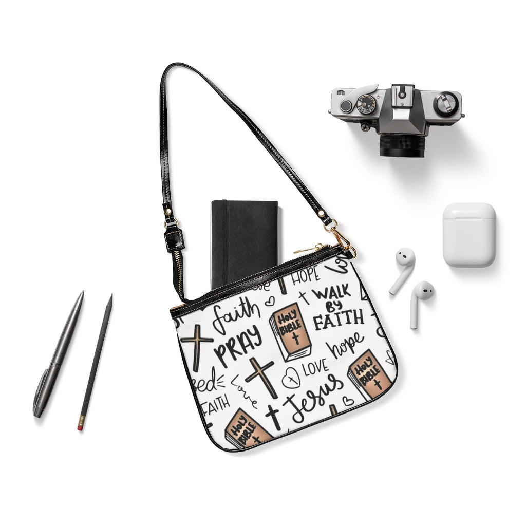 Jesus, Pray & Hope Cross Small Bag