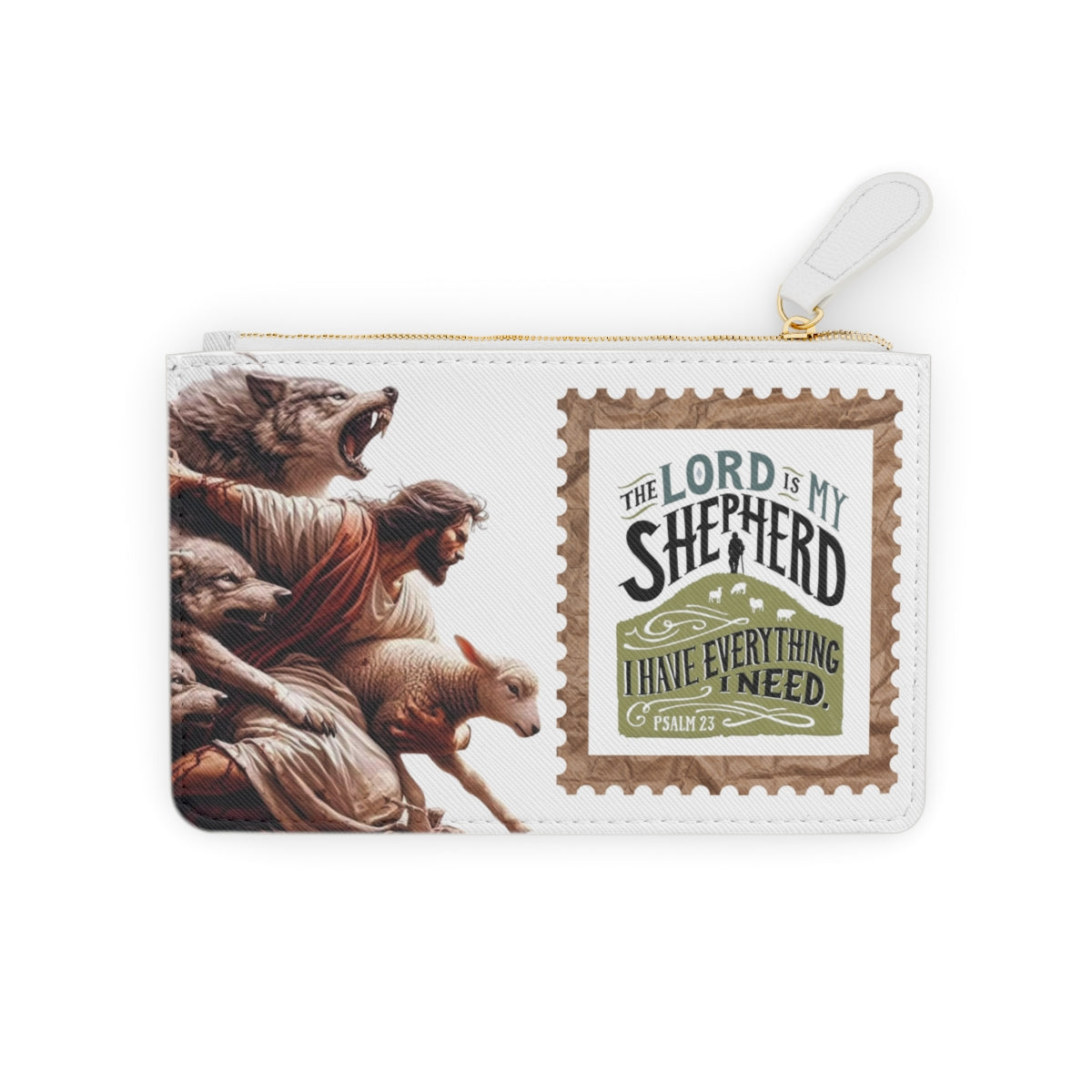 'The Lord Is My Shepherd'  Zip Pouch