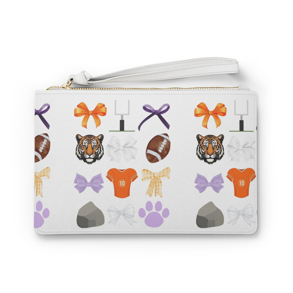 Tigers Game Day Clutch