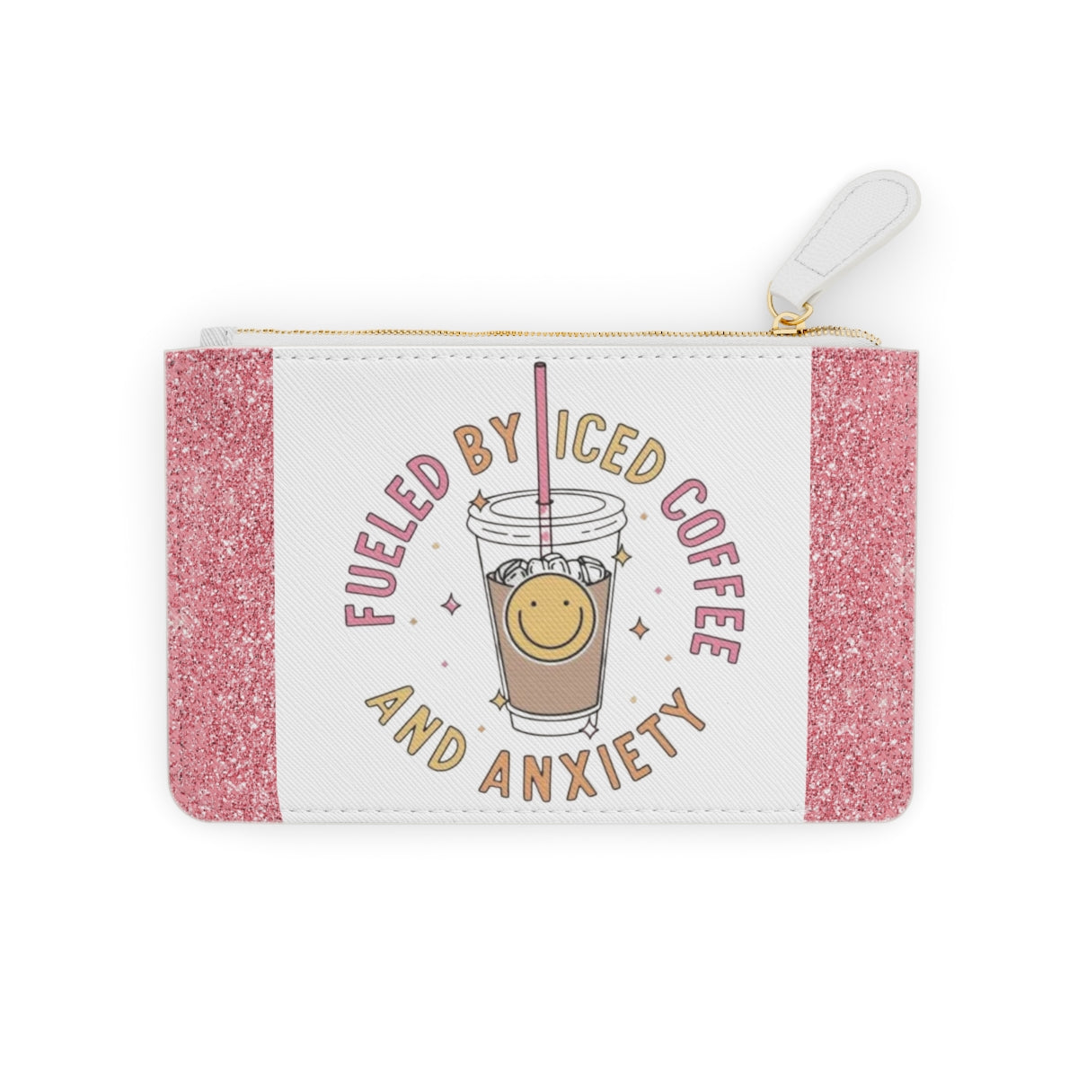 Anxiety & Iced Coffee Mini Clutch
