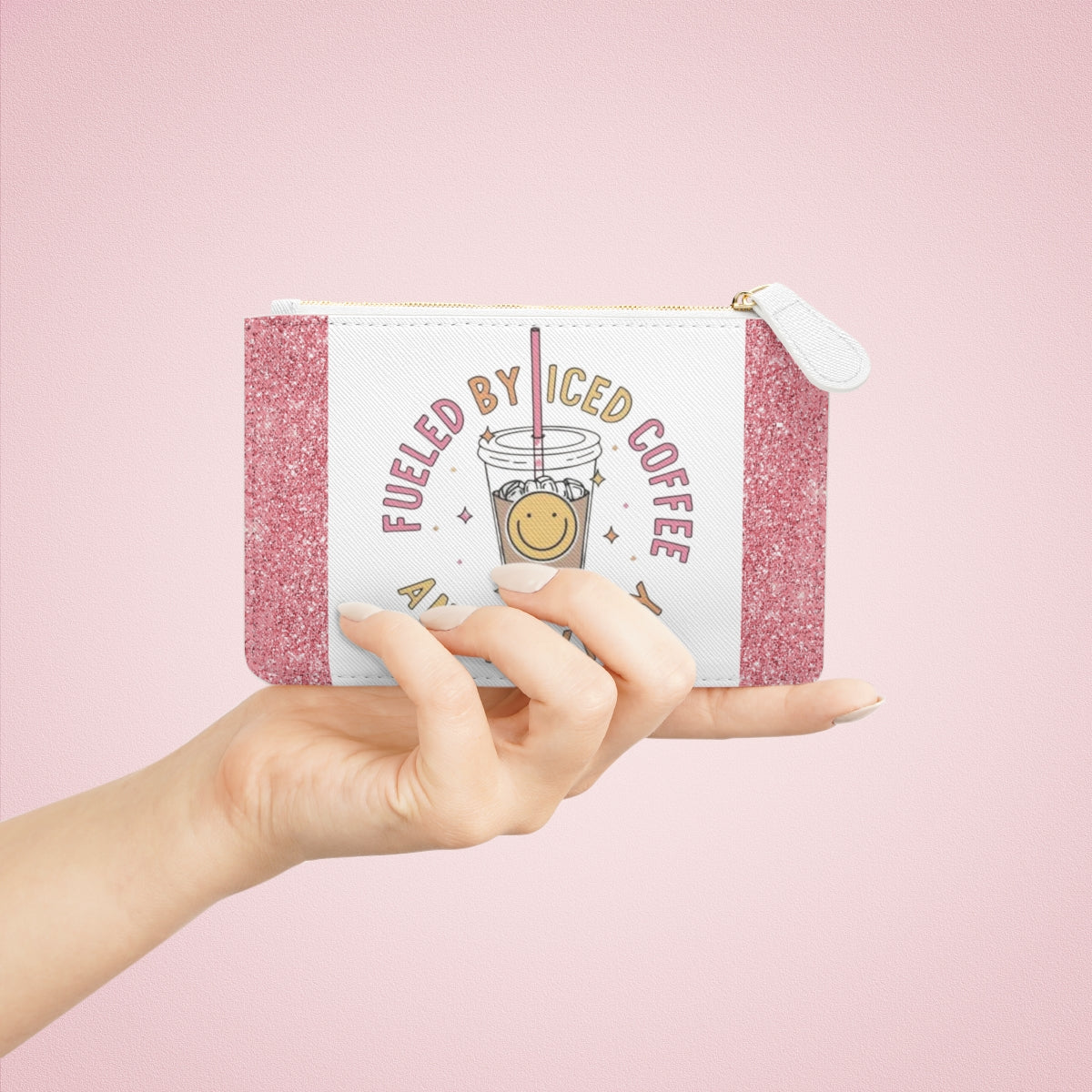 Anxiety & Iced Coffee Mini Clutch