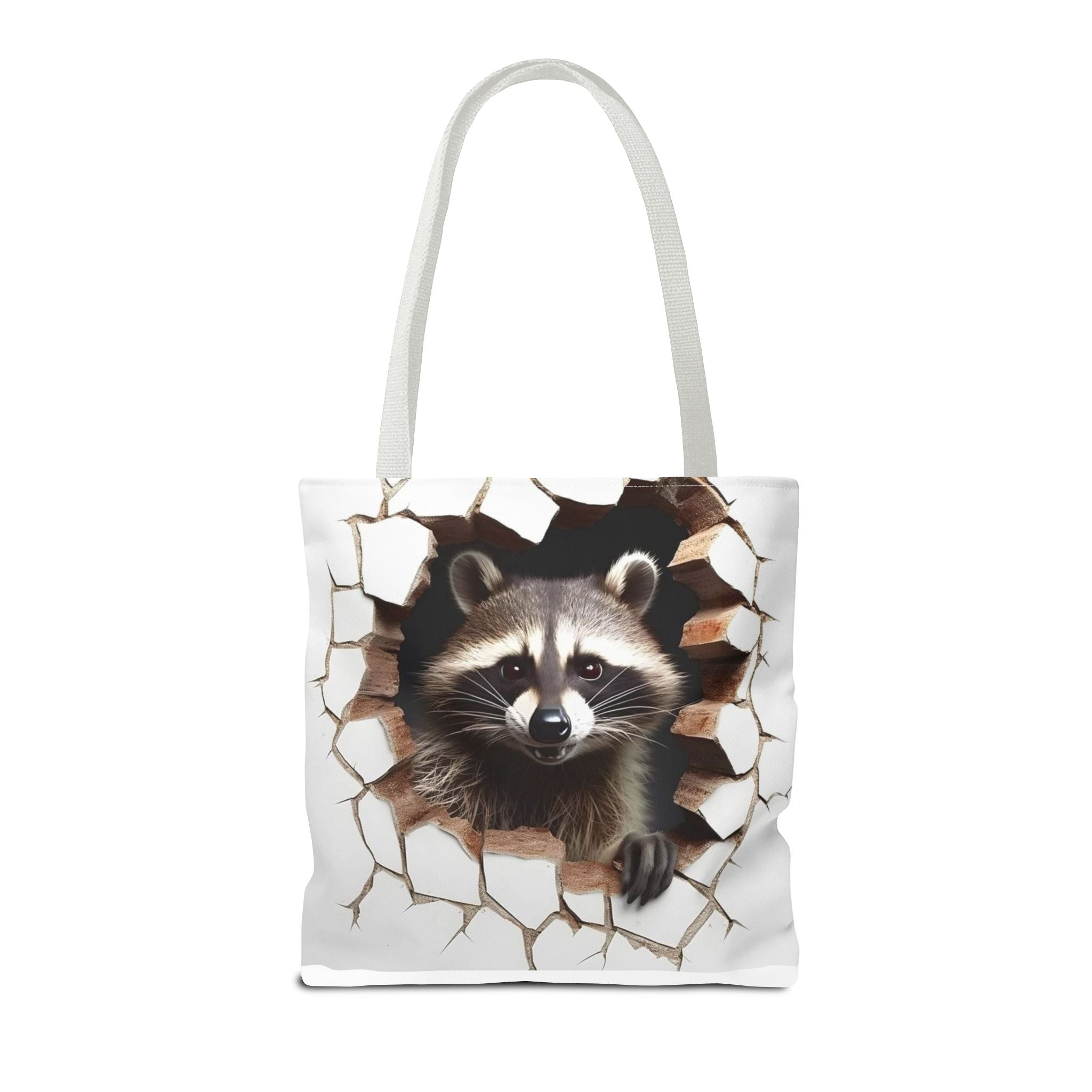 Raccoon Peekaboo Tote Bag