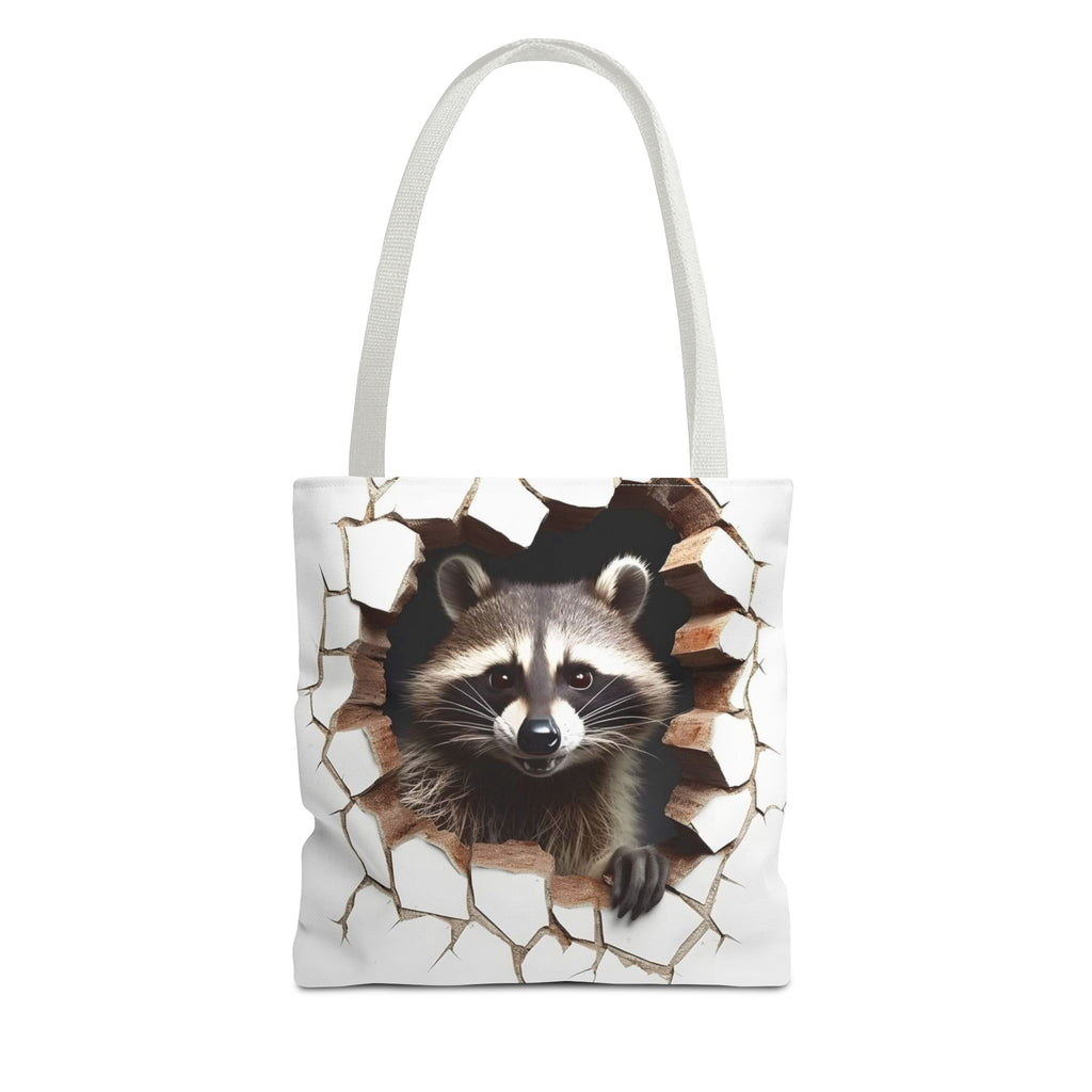 Raccoon Peekaboo Tote Bag