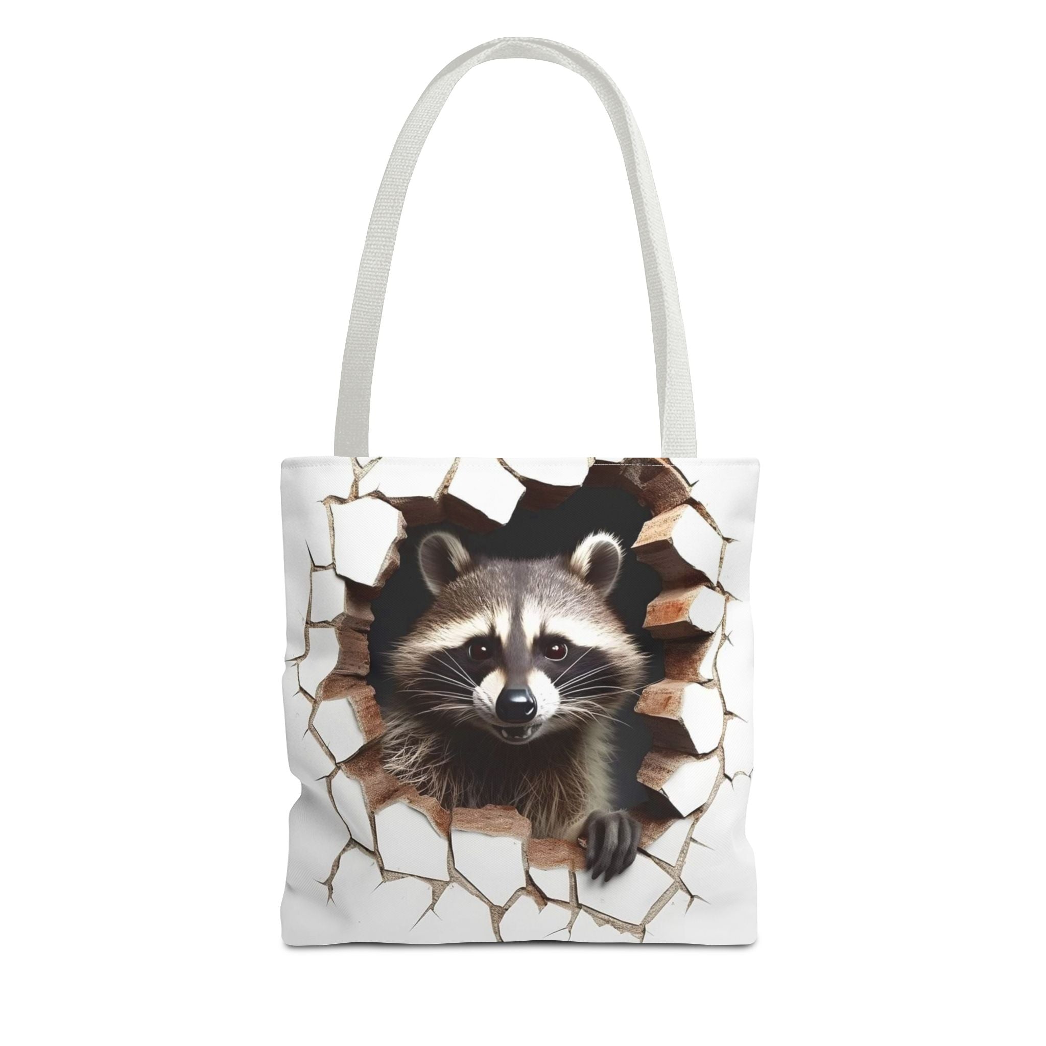 Raccoon Peekaboo Tote Bag