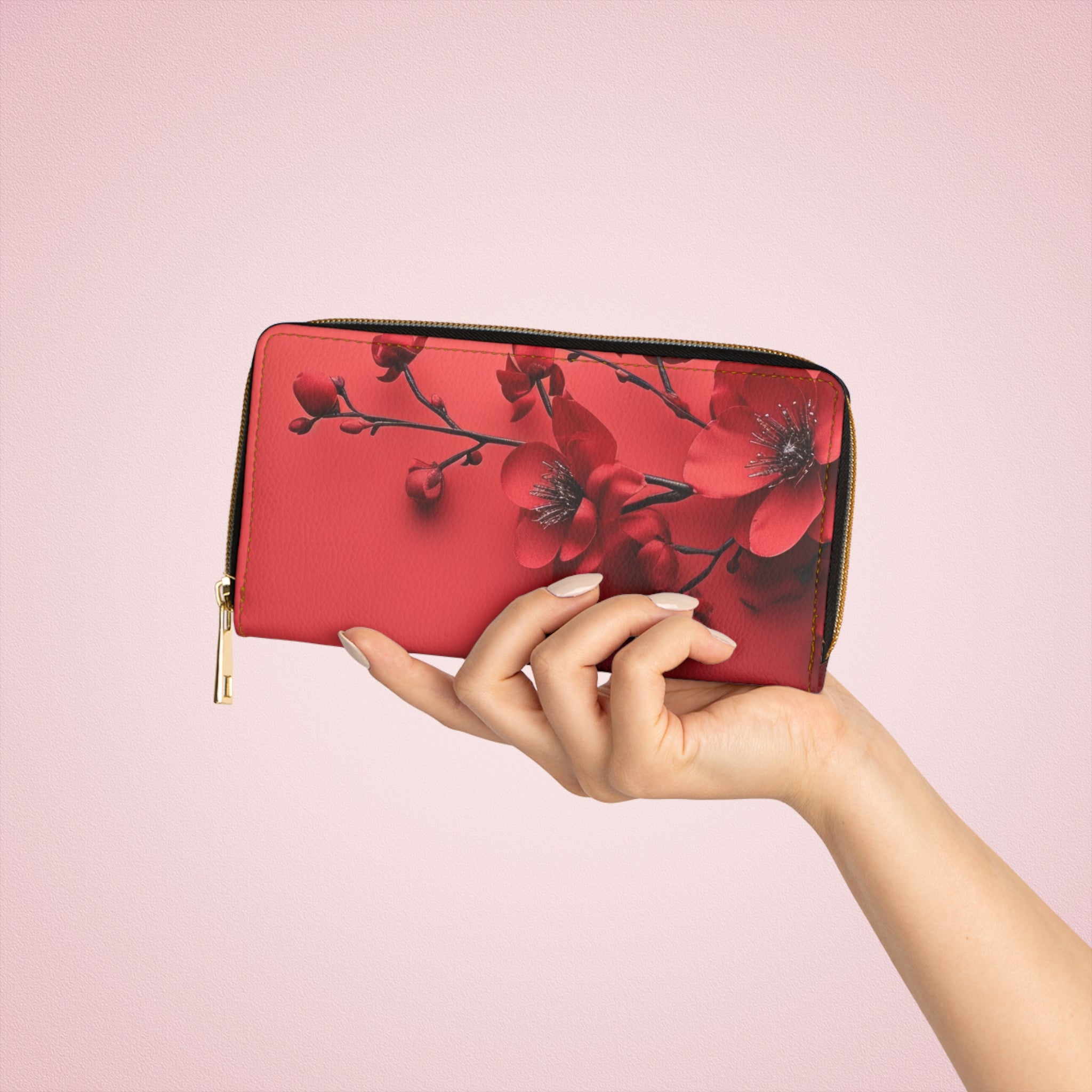 Red Blossom Wallet