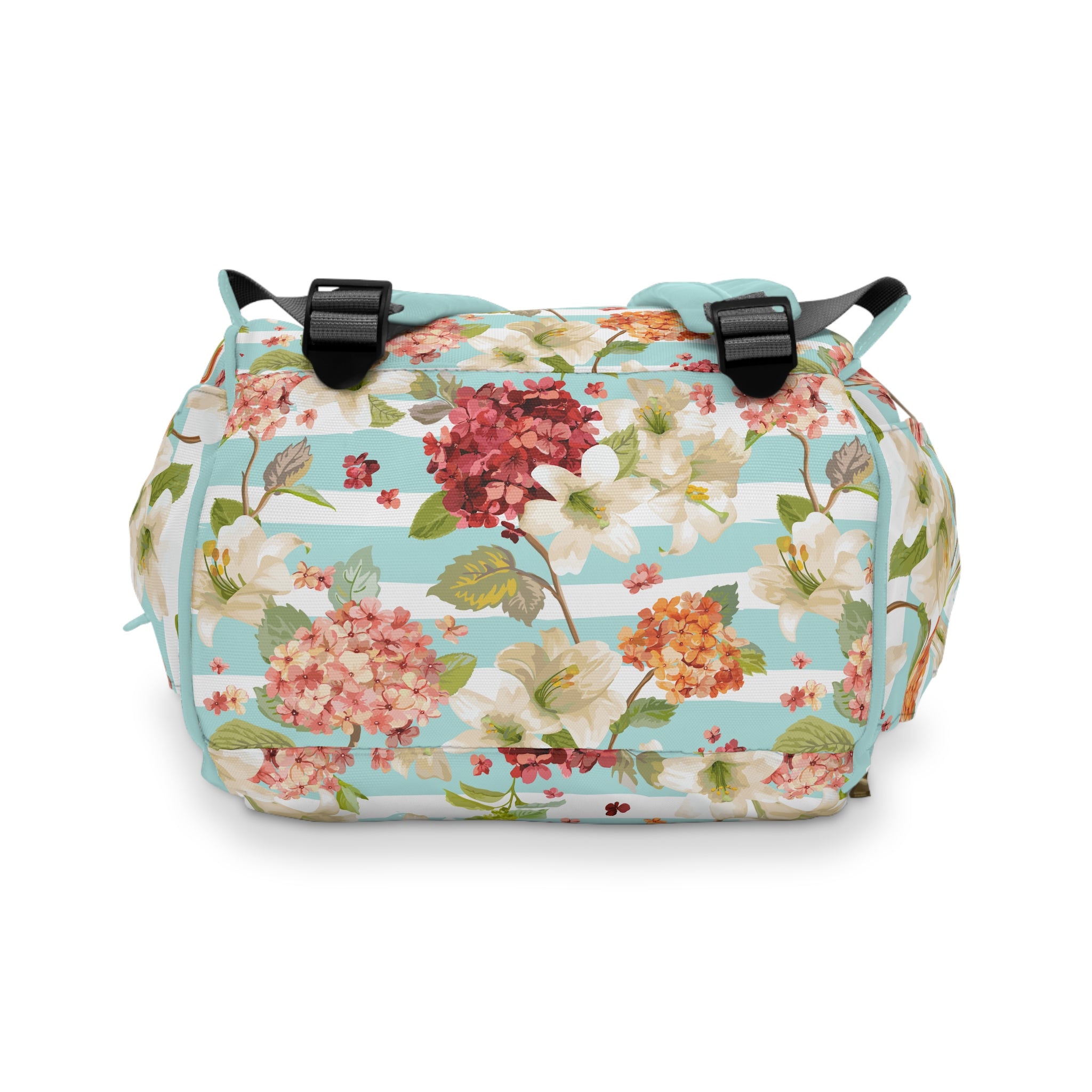 Floral Stripe Diaper Backpack