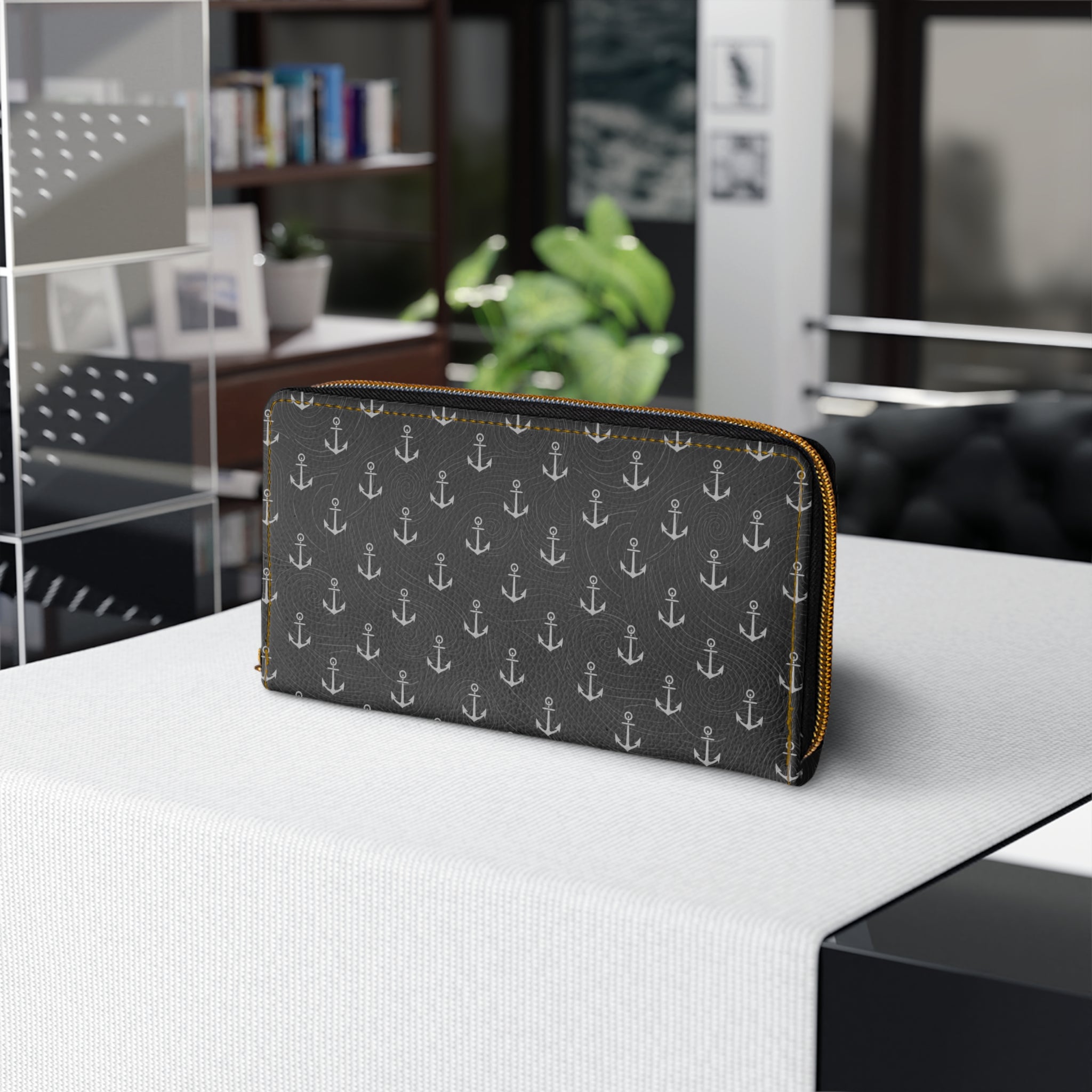 Nautical Black Wallet