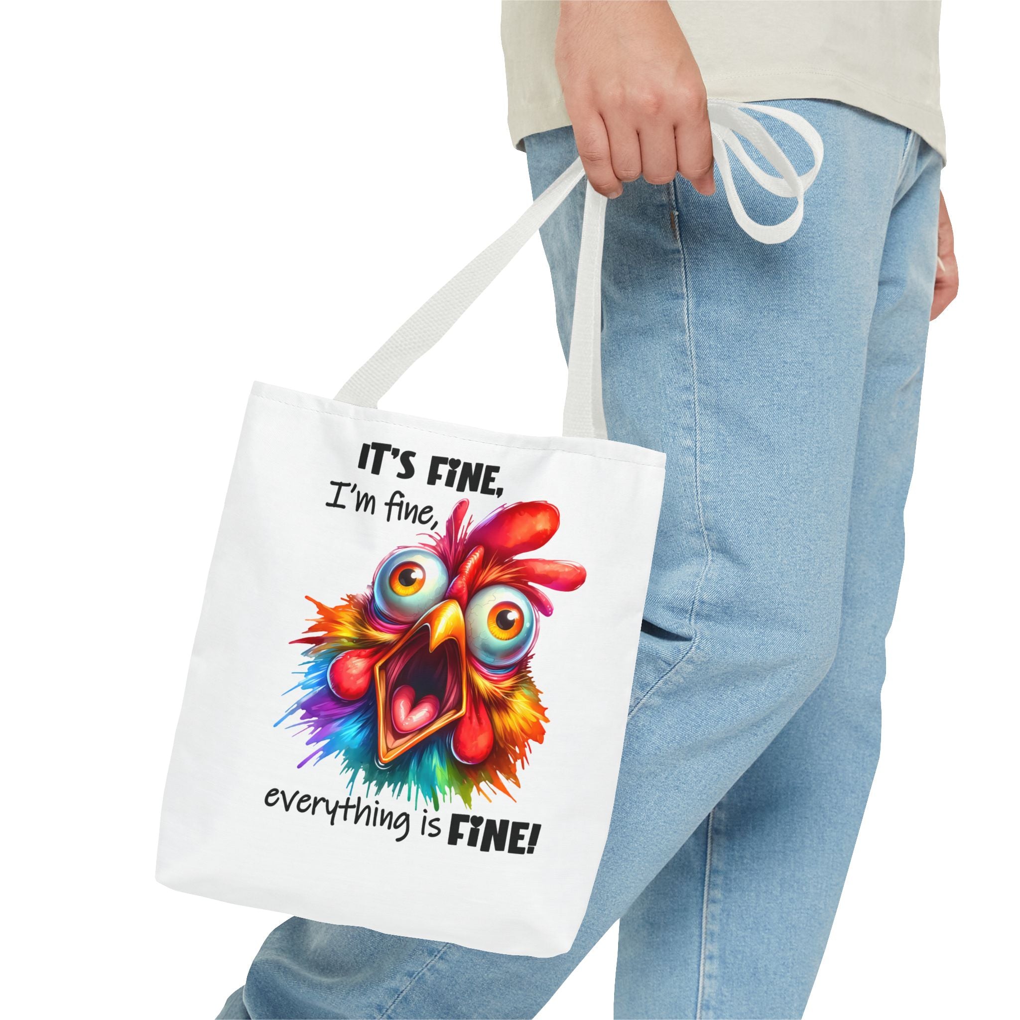 "Everything Is Fine!" Tote Bag