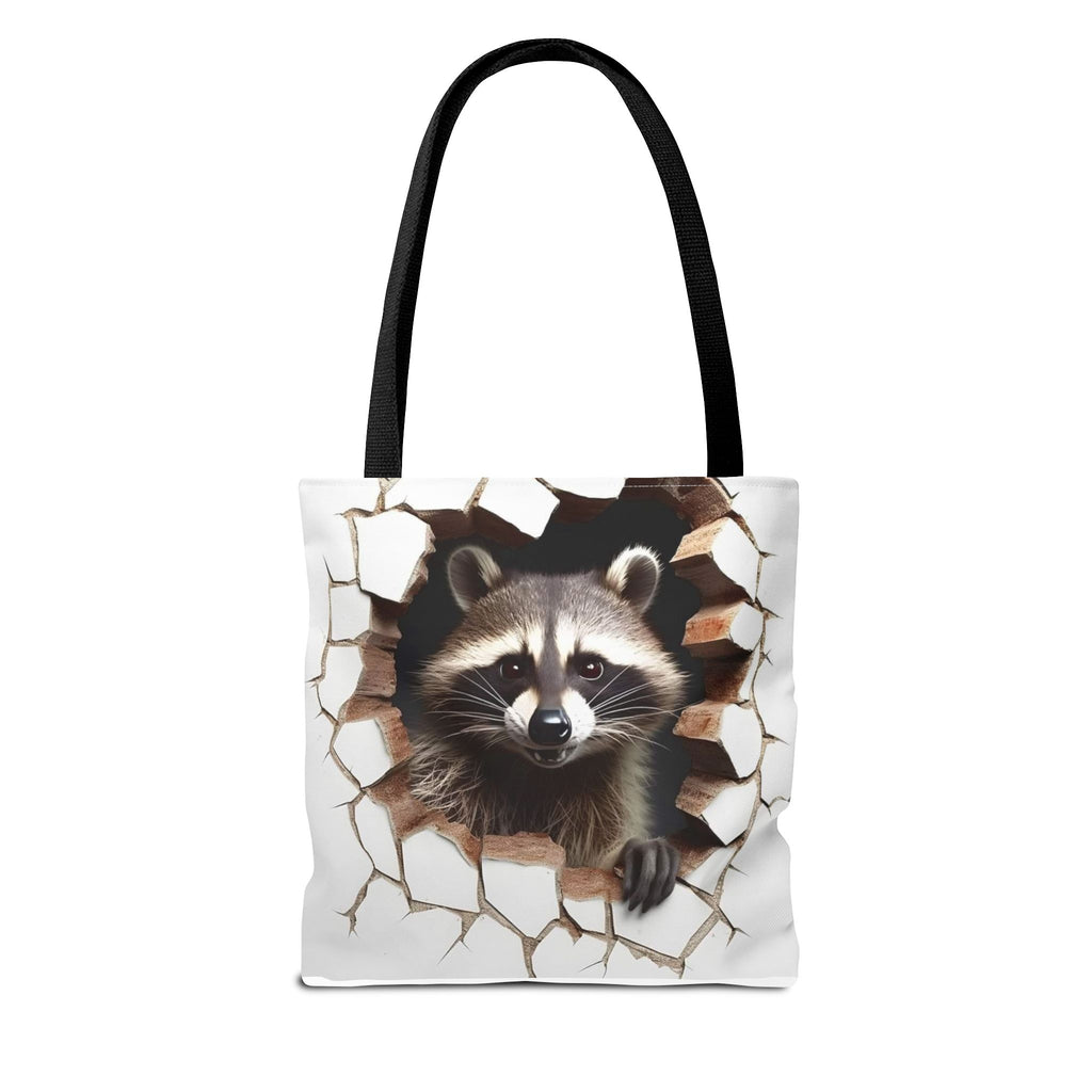 Raccoon Peekaboo Tote Bag