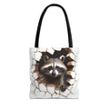 Raccoon Peekaboo Tote Bag