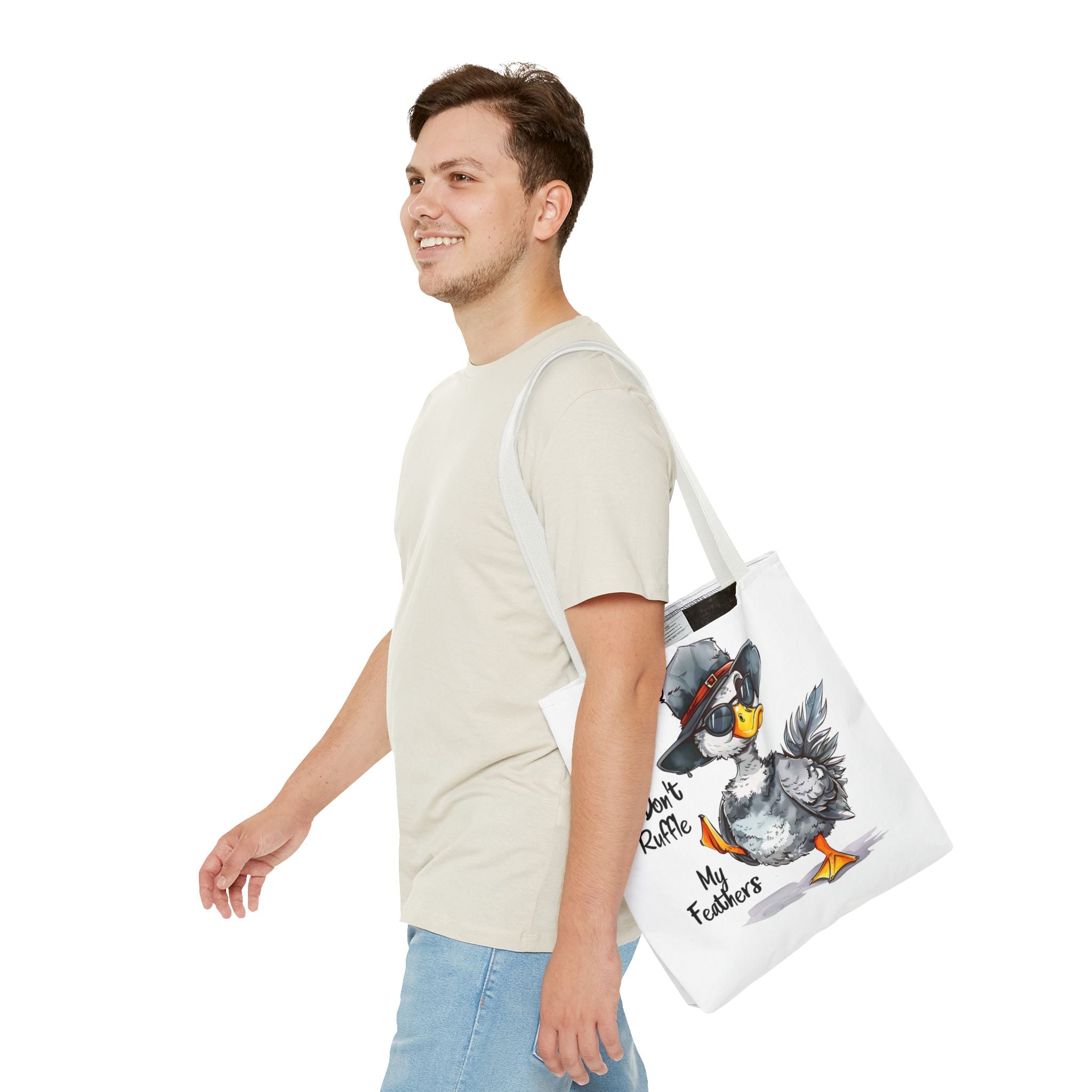 "Don't Ruffle My Feathers" Tote Bag