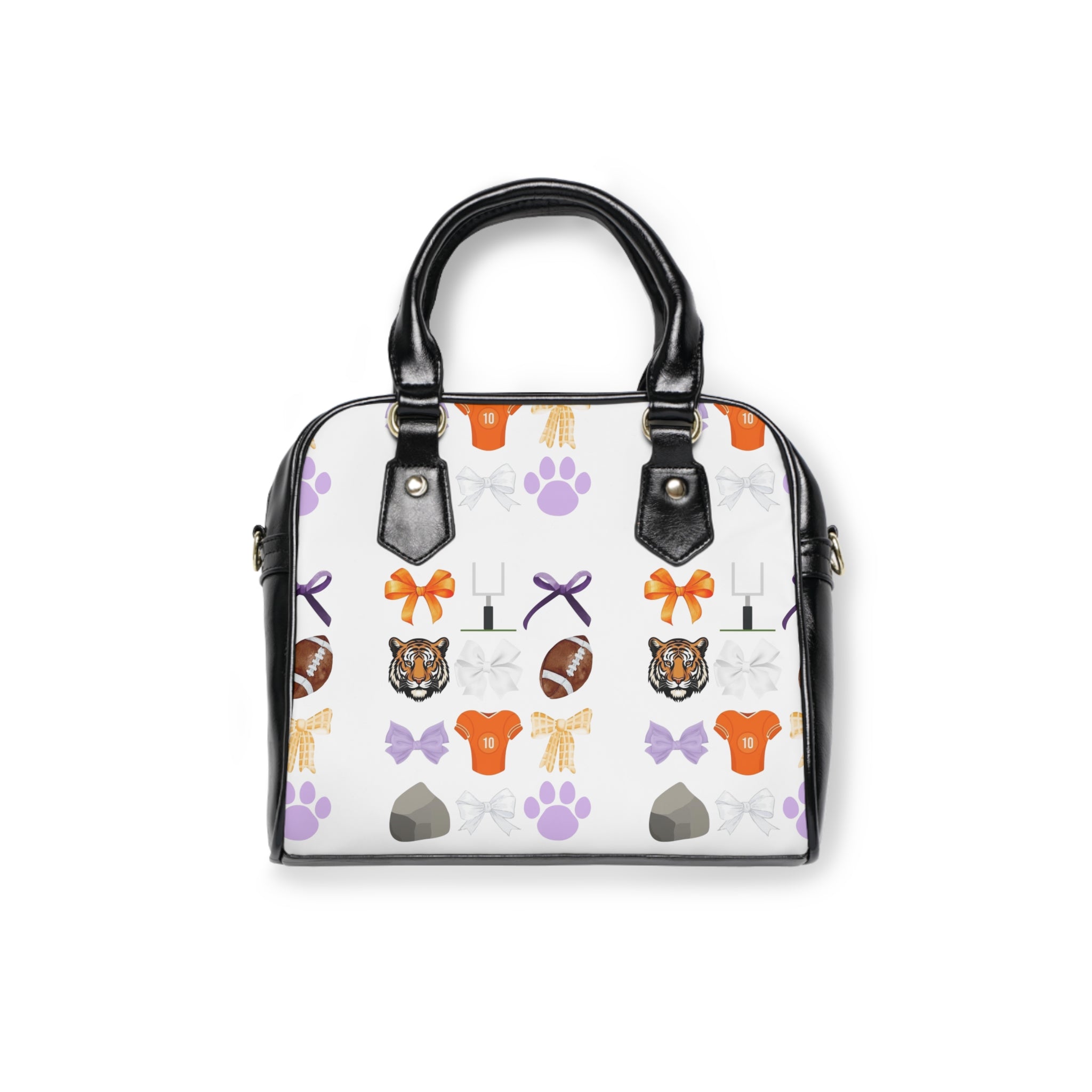 Tigers Shoulder Handbag for Game Days