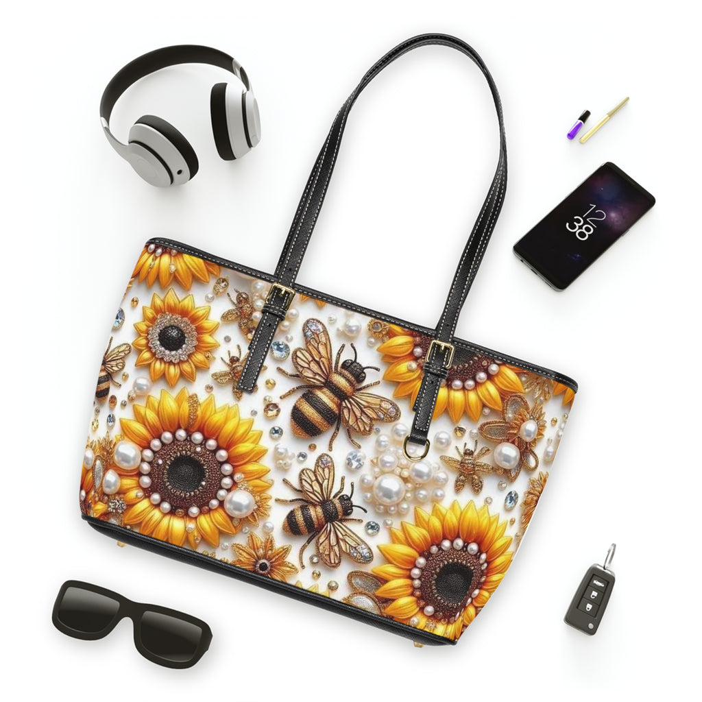 Sunflower & Bee Shoulder Bag