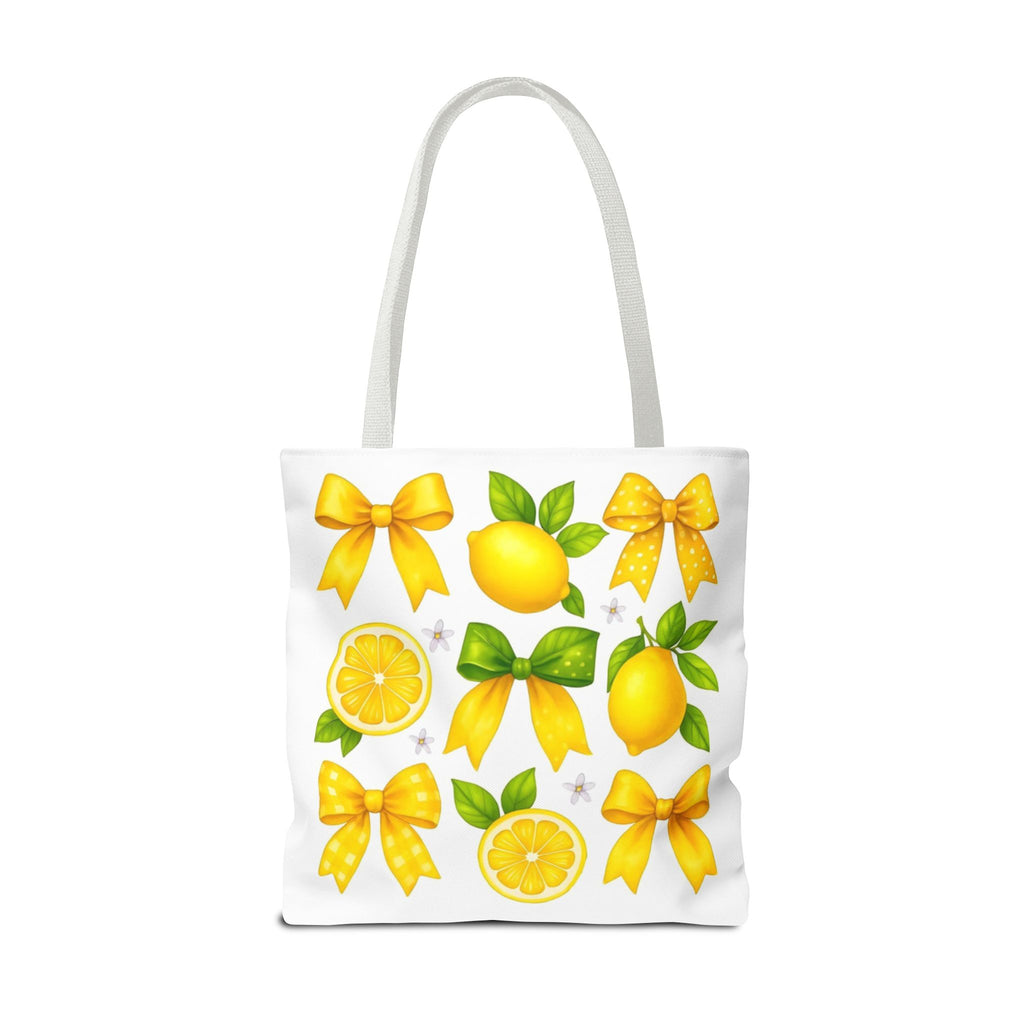 Lemon Bow Tote Bag