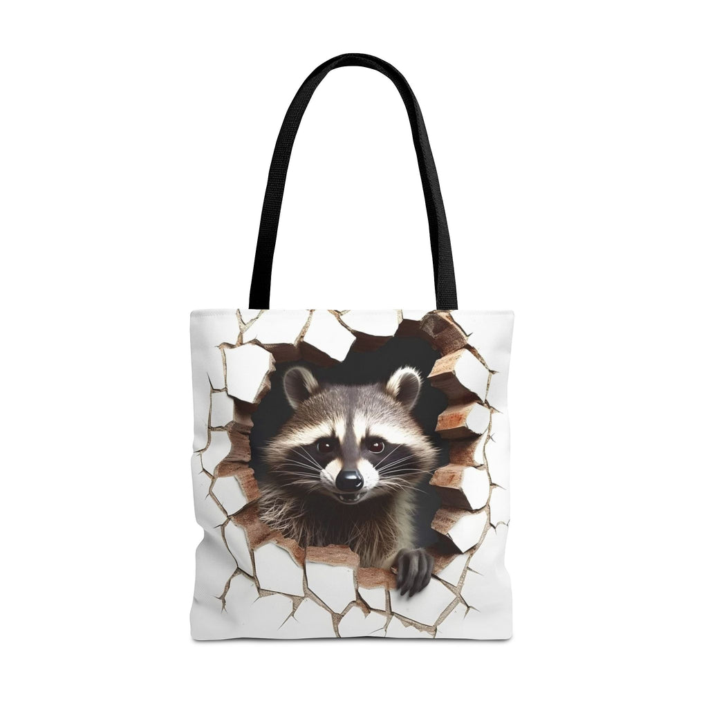 Raccoon Peekaboo Tote Bag