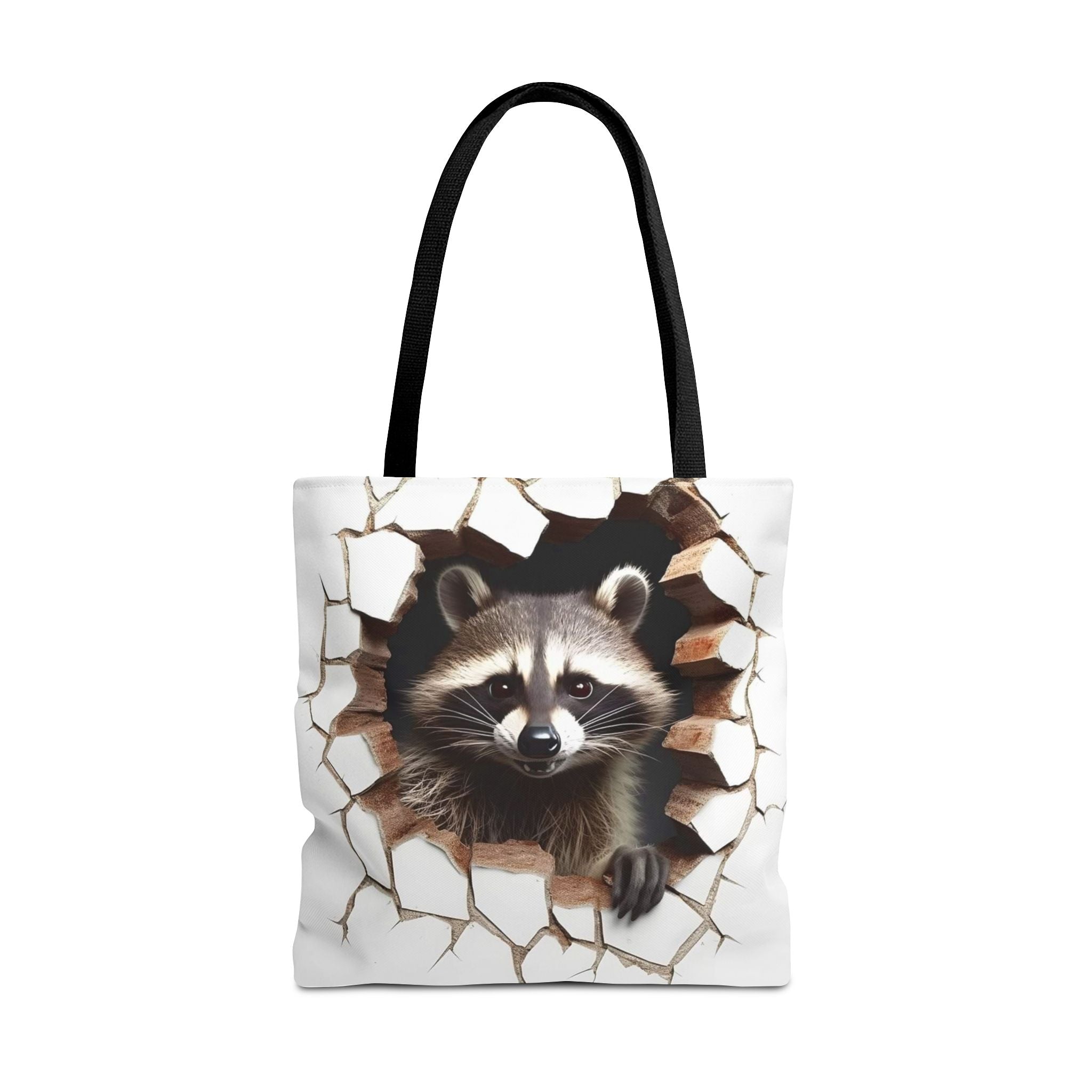 Raccoon Peekaboo Tote Bag