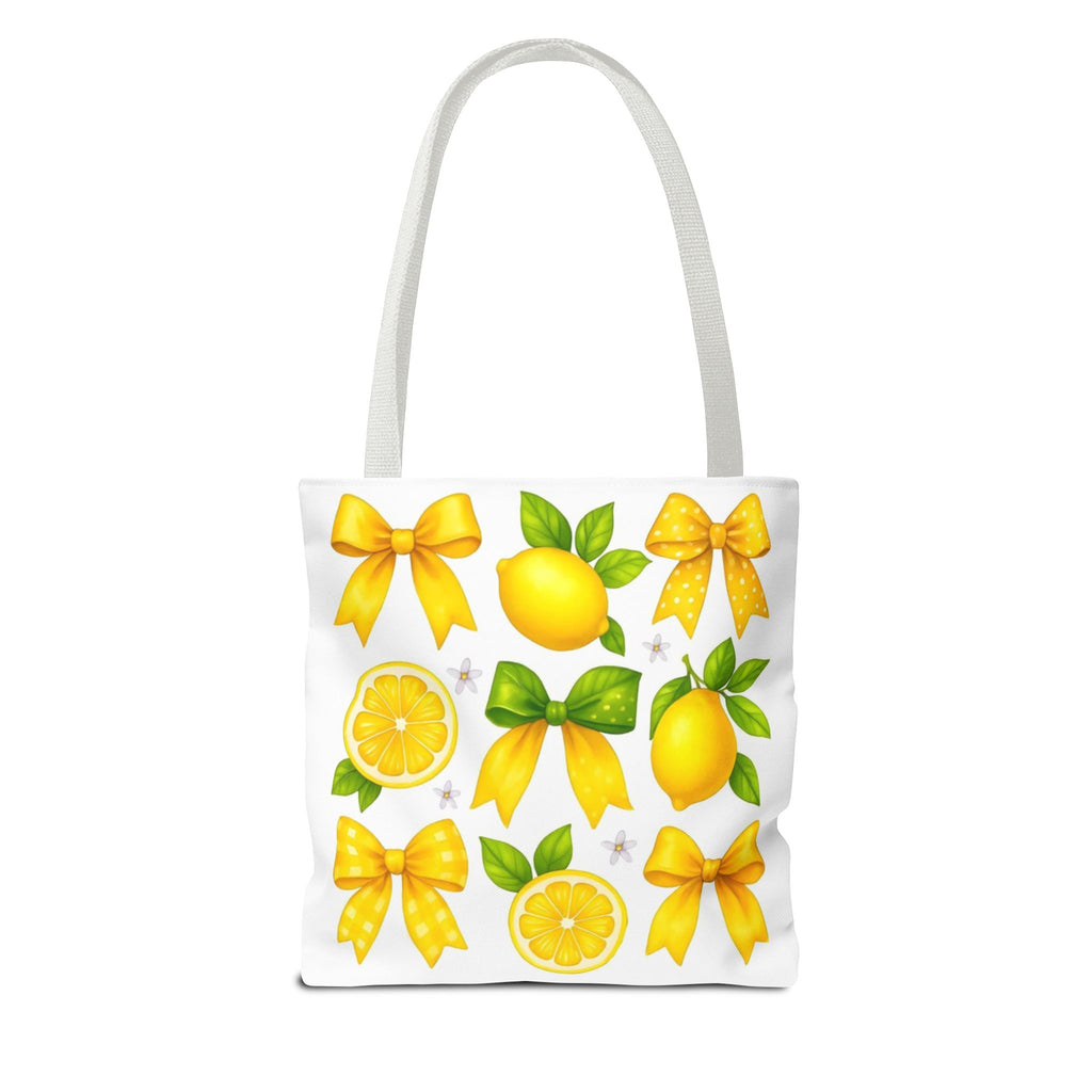 Lemon Bow Tote Bag