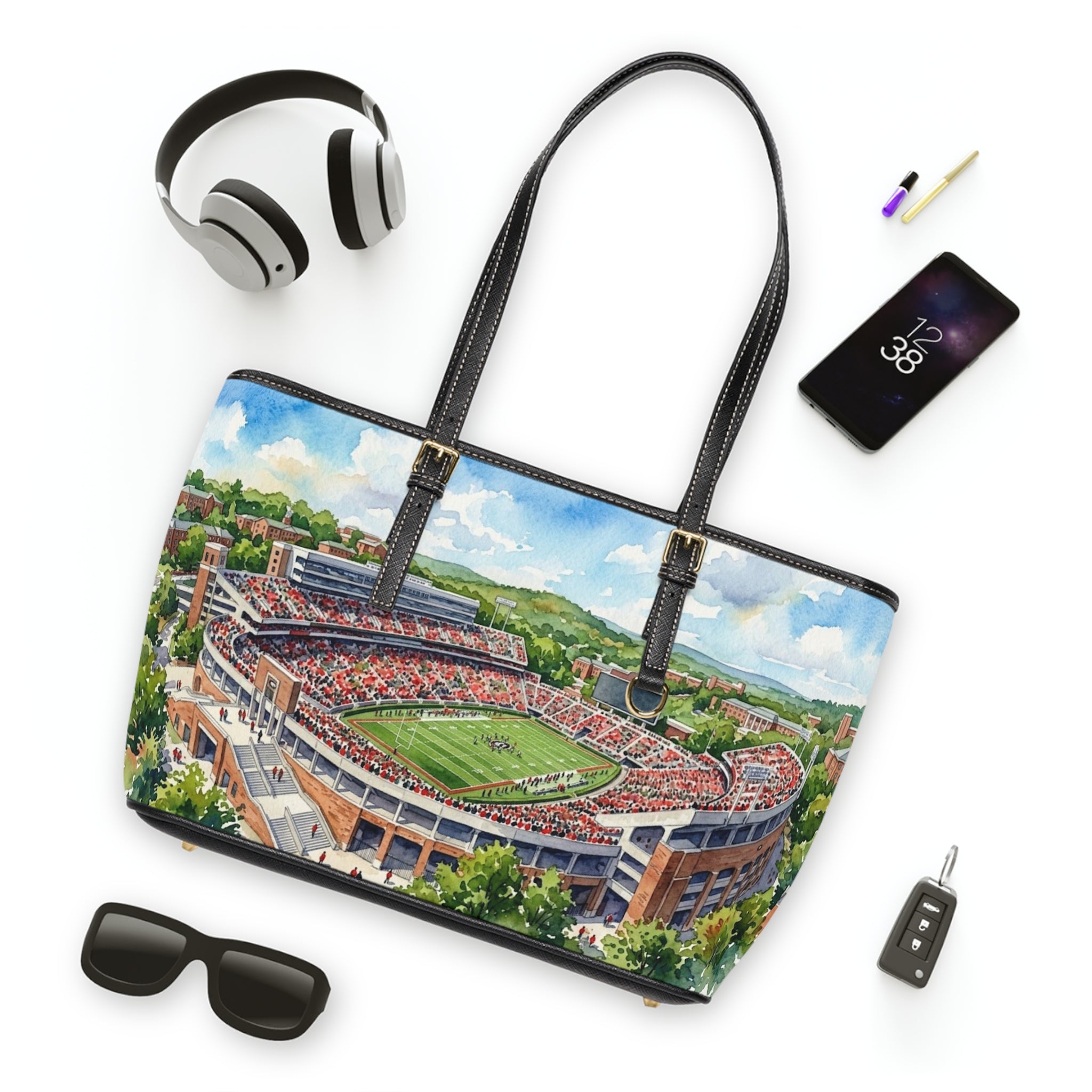 "Between The Hedges" Game Day Shoulder Bag
