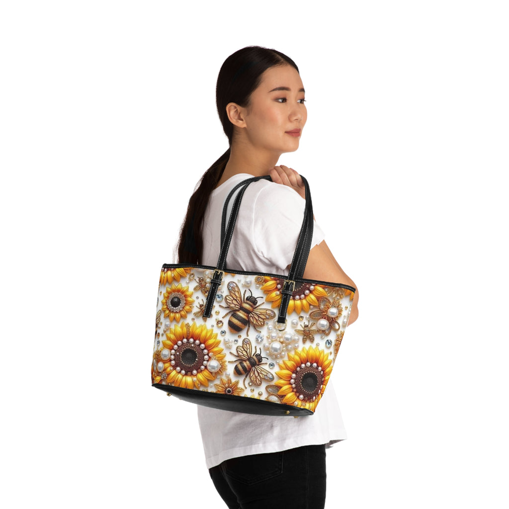 Sunflower & Bee Shoulder Bag
