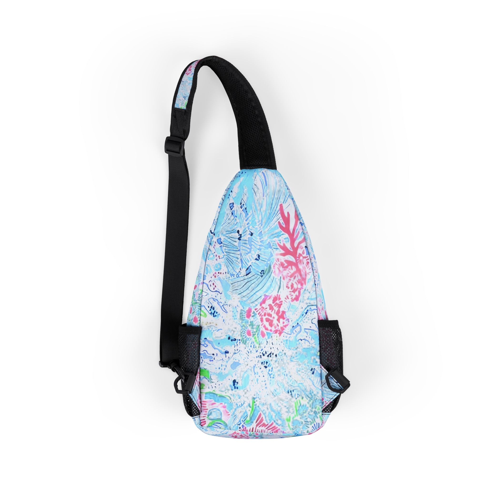 Coral Reef Watercolor Sling Bag