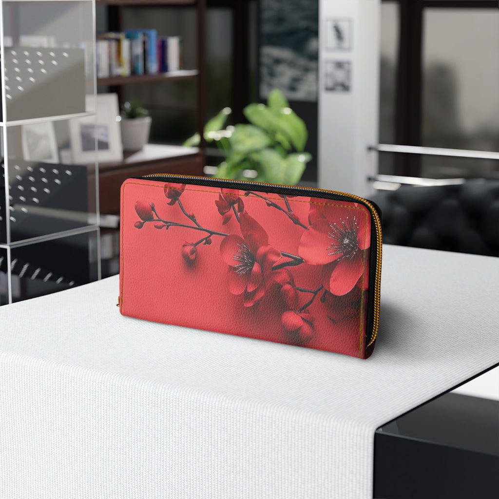 Red Blossom Wallet
