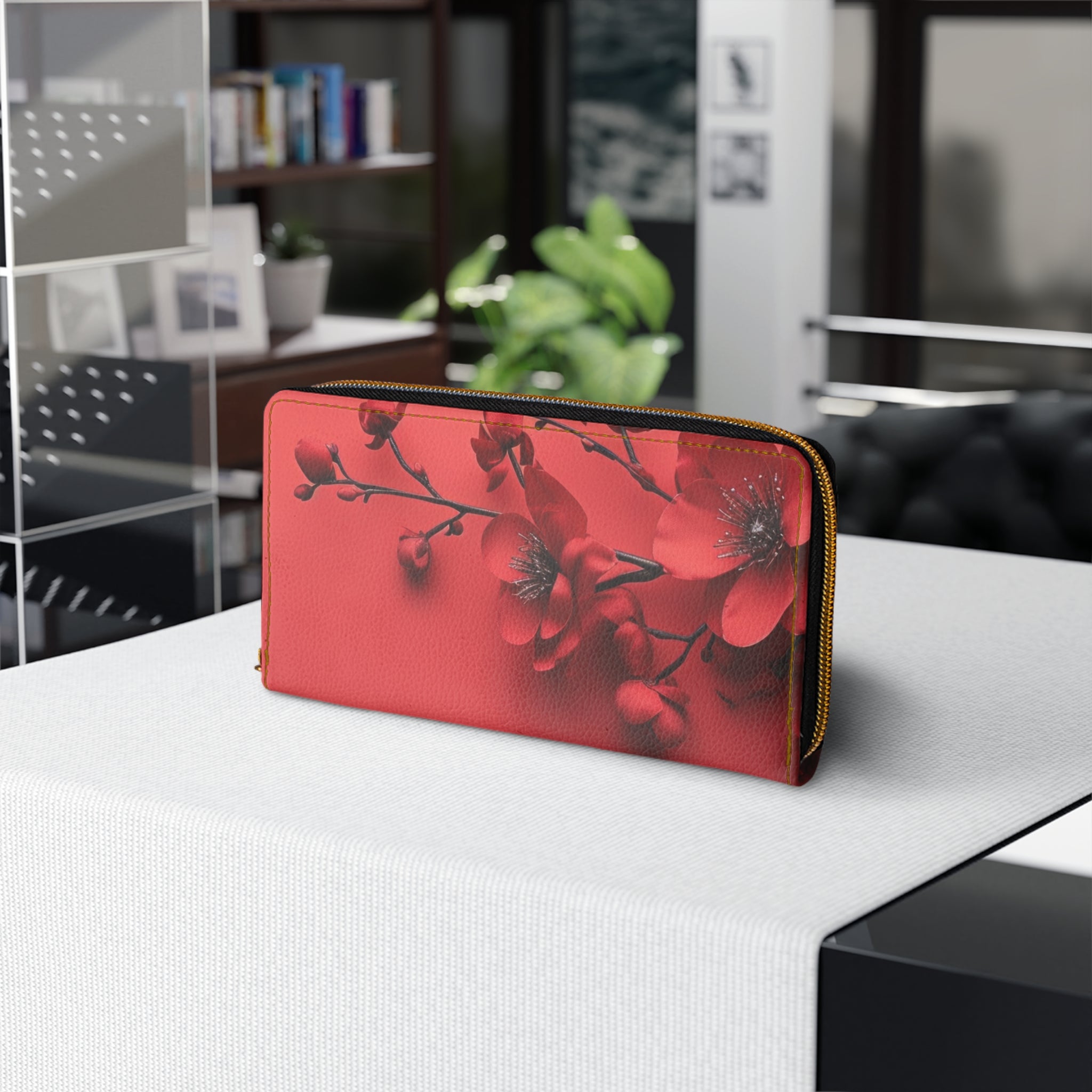 Red Blossom Wallet