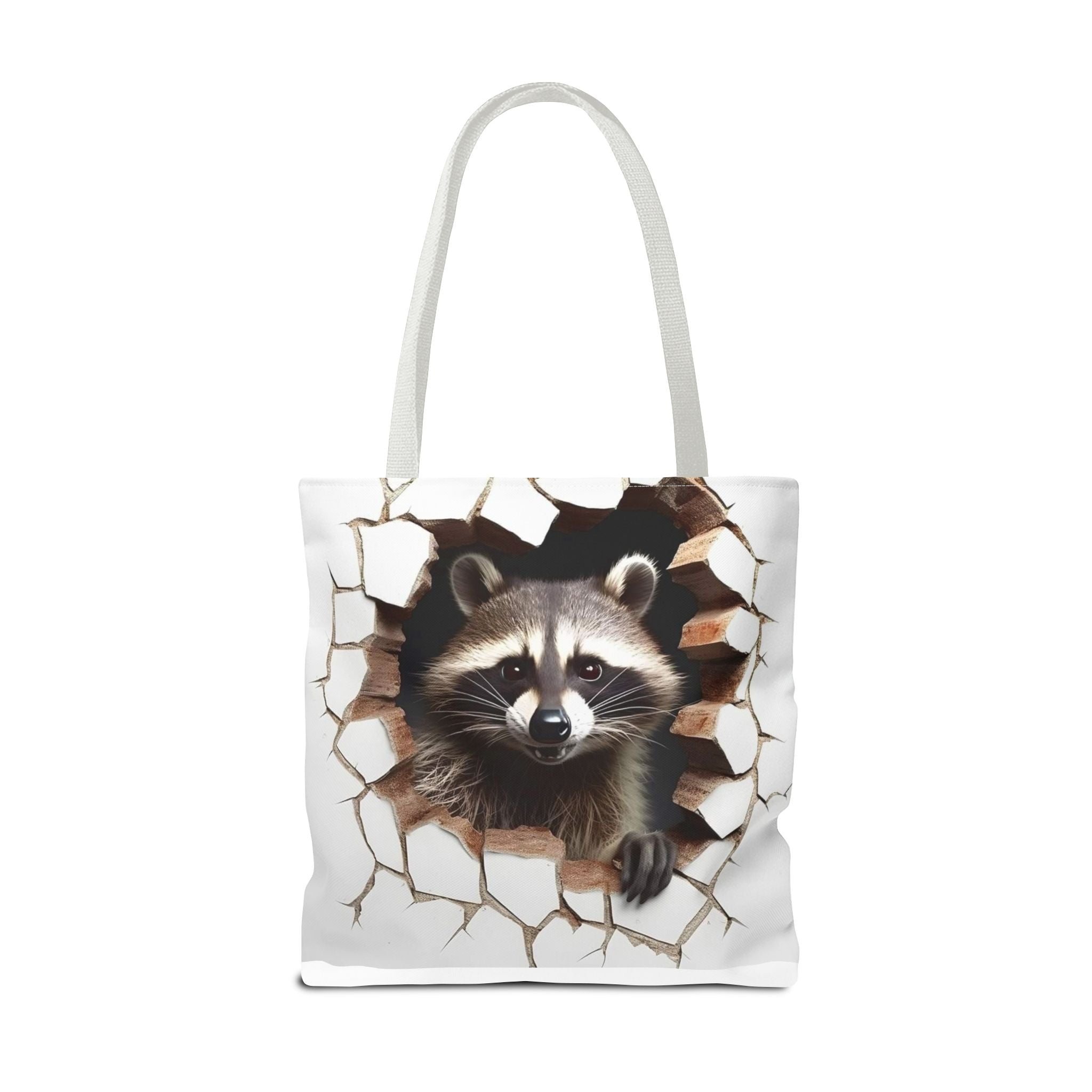 Raccoon Peekaboo Tote Bag