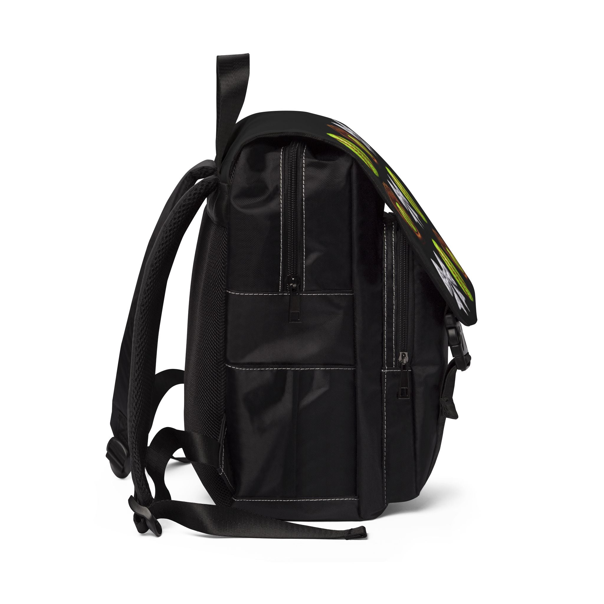Softball, Gloves & Silver Bows Shoulder Backpack