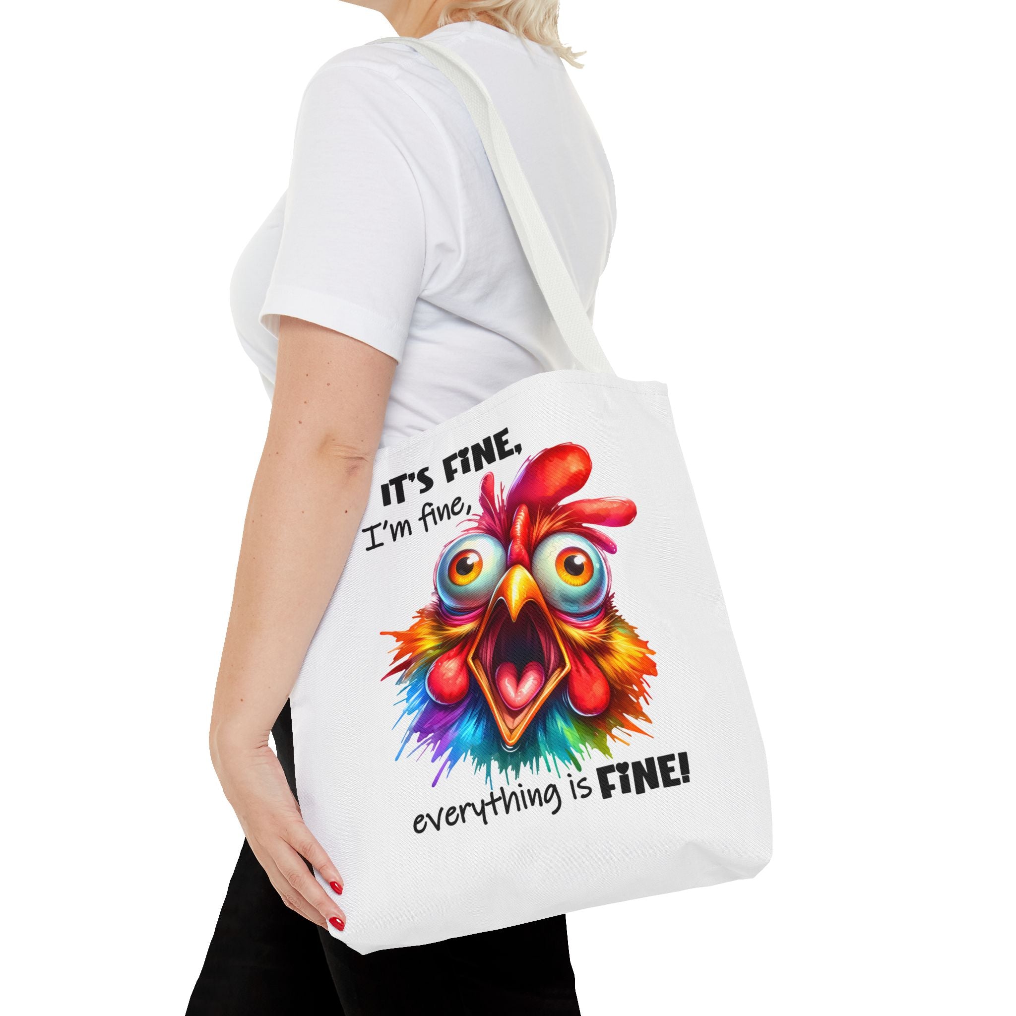 "Everything Is Fine!" Tote Bag