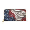 American Flag Zipper Wallet