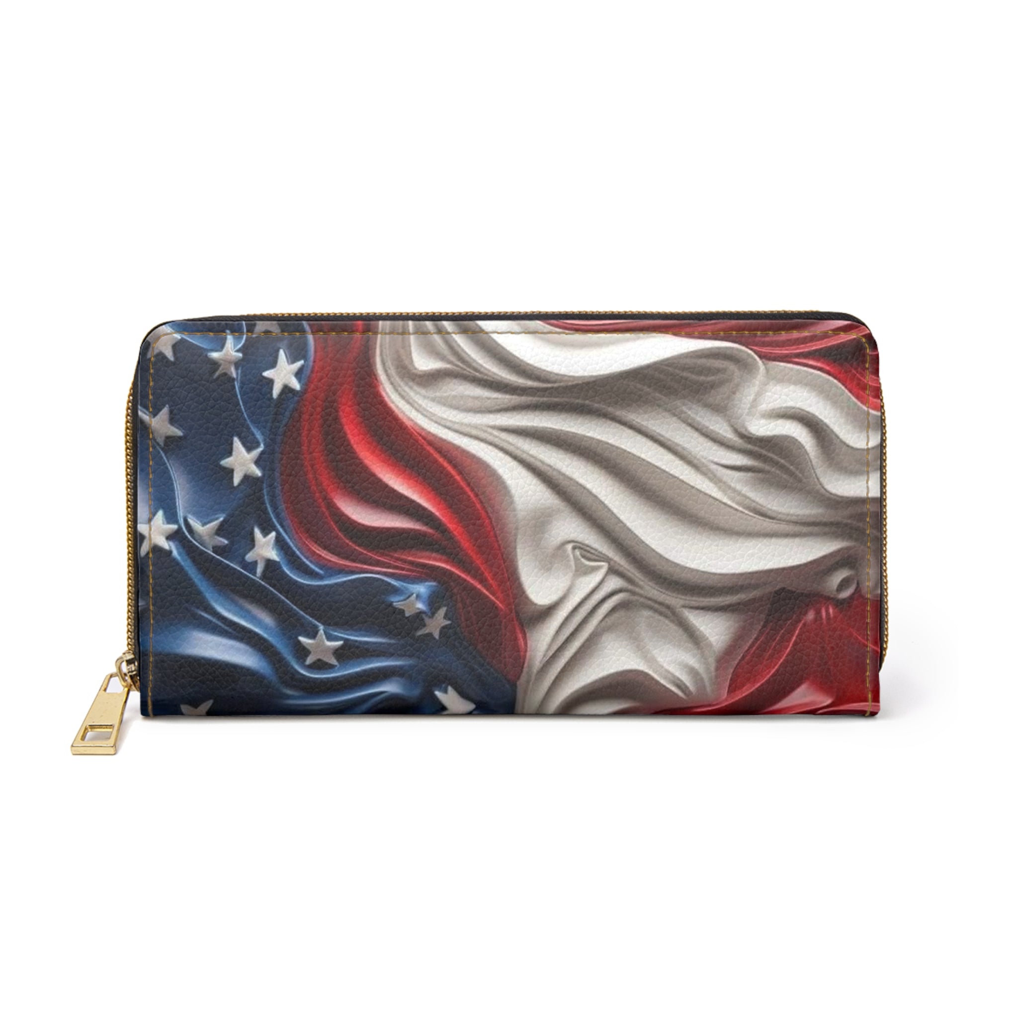 American Flag Zipper Wallet