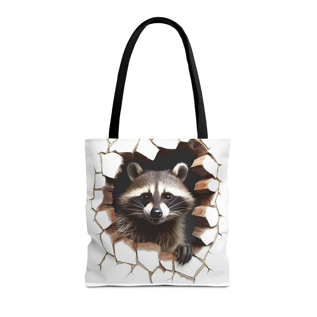 Raccoon Peekaboo Tote Bag