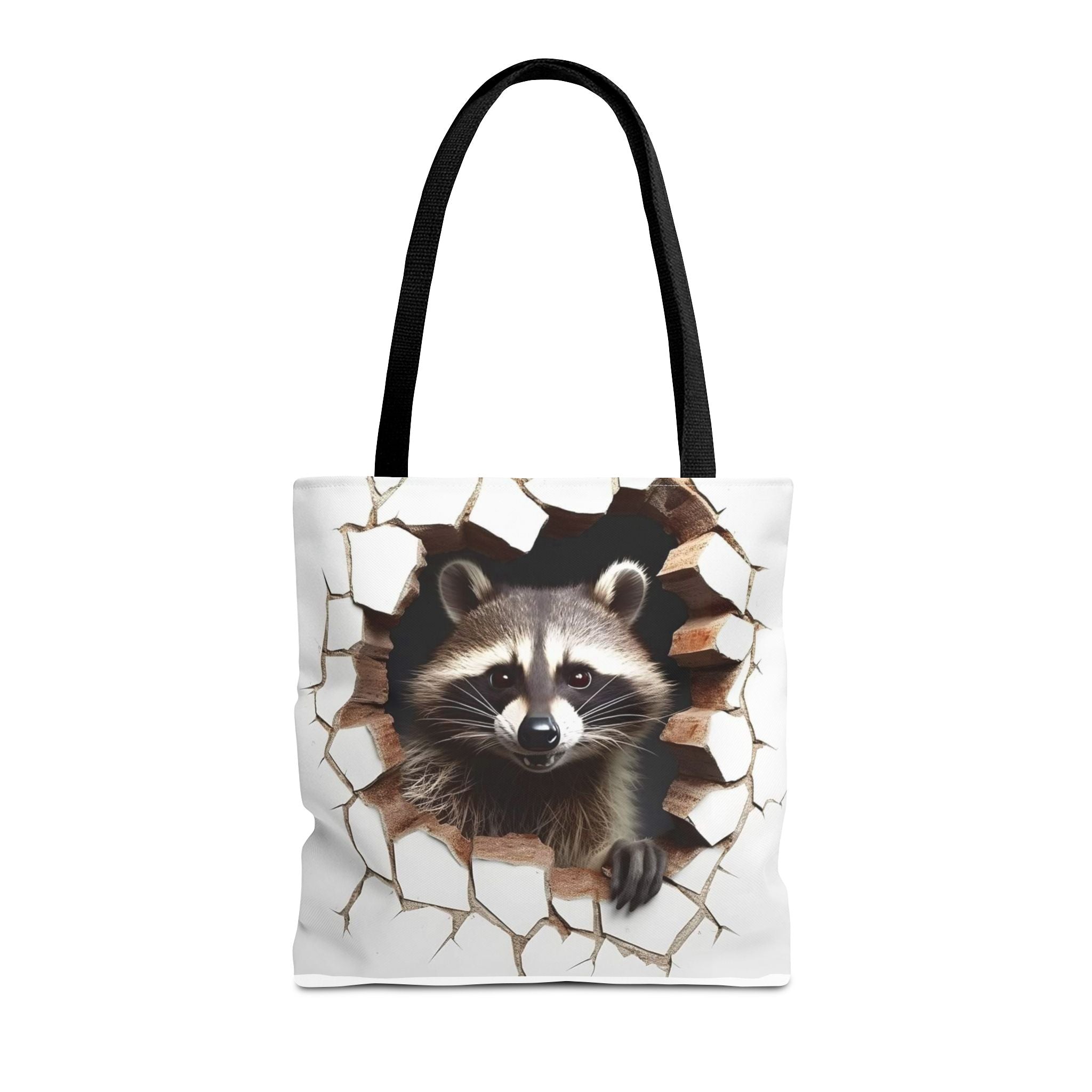 Raccoon Peekaboo Tote Bag
