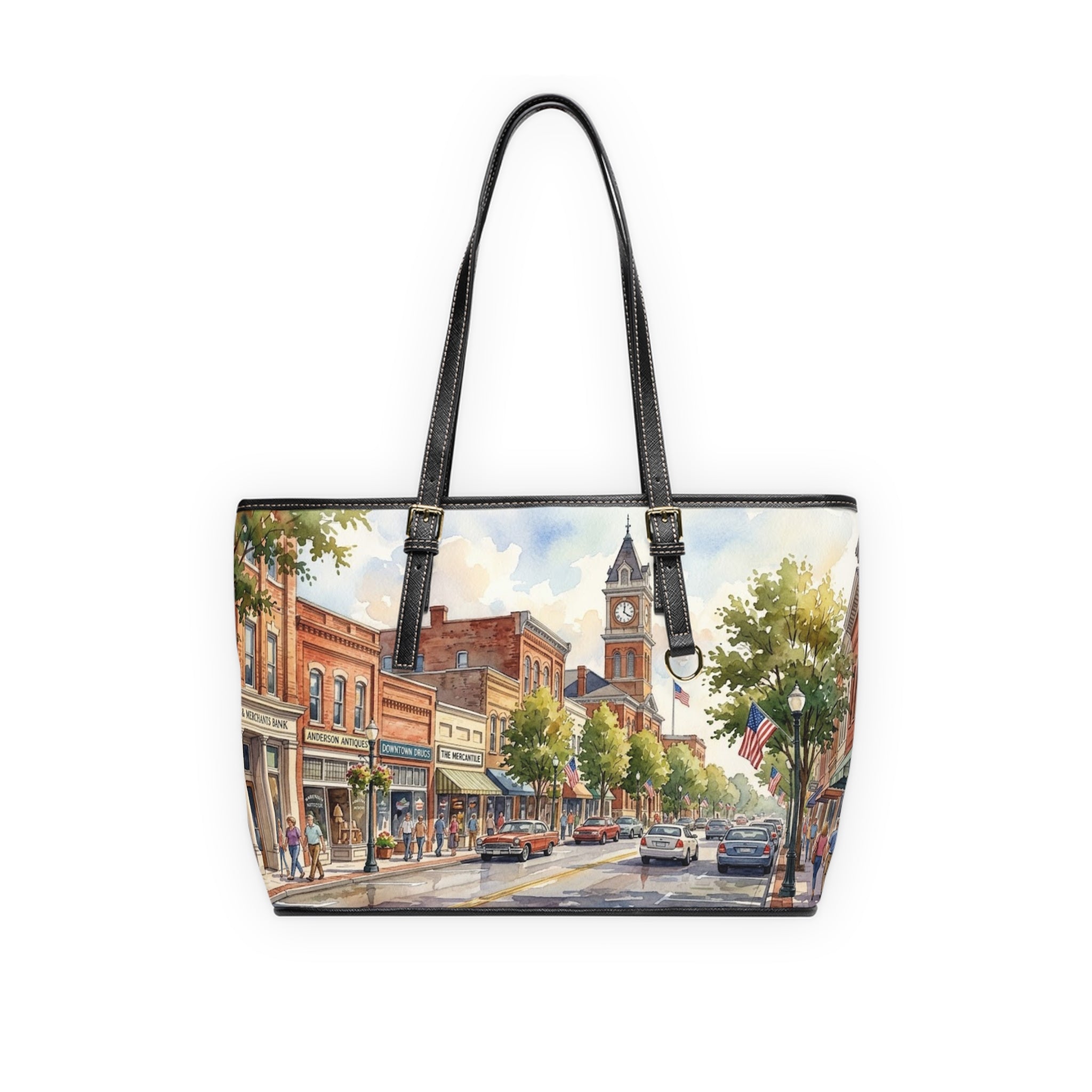 "The Electric City" Cityscape Tote