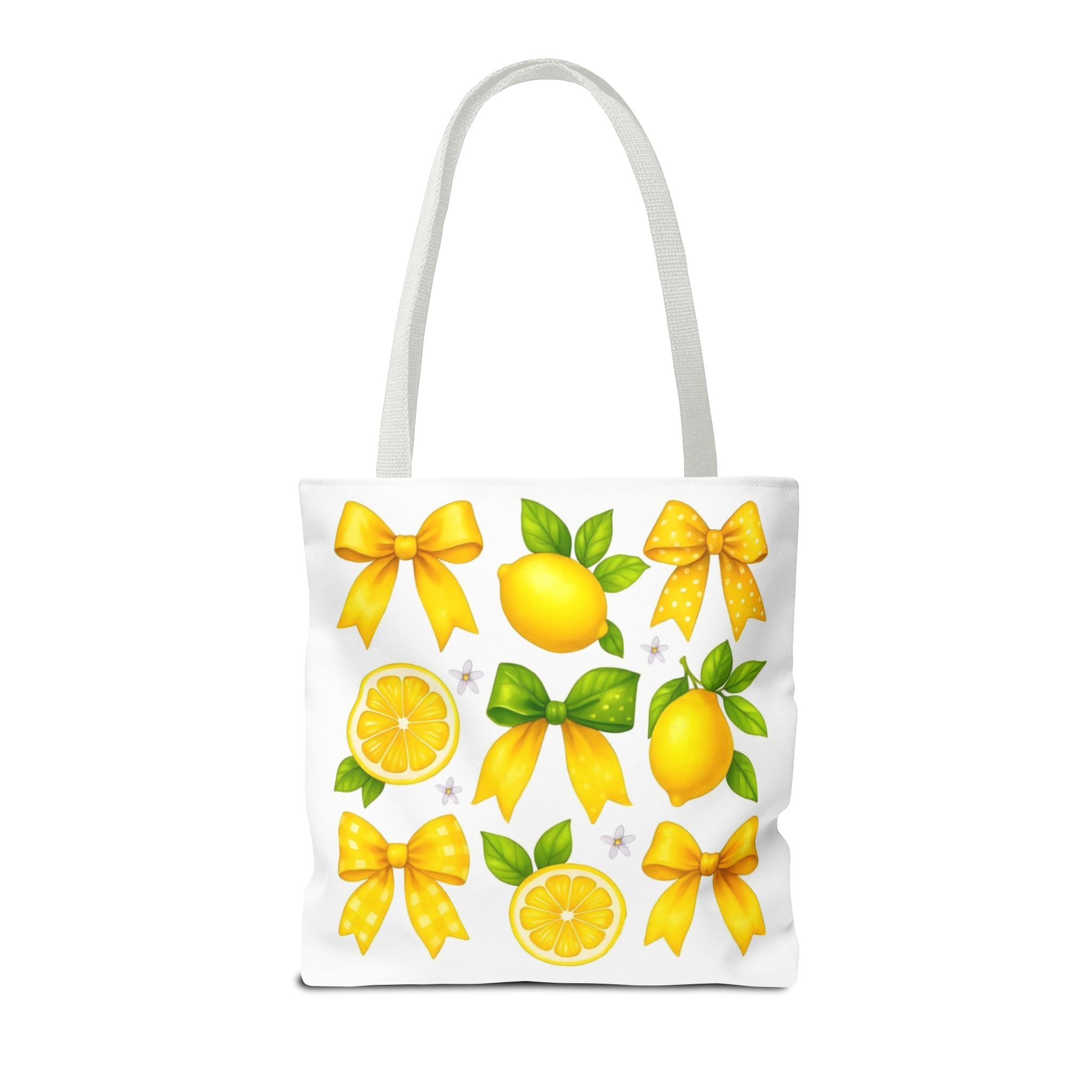 Lemon Bow Tote Bag