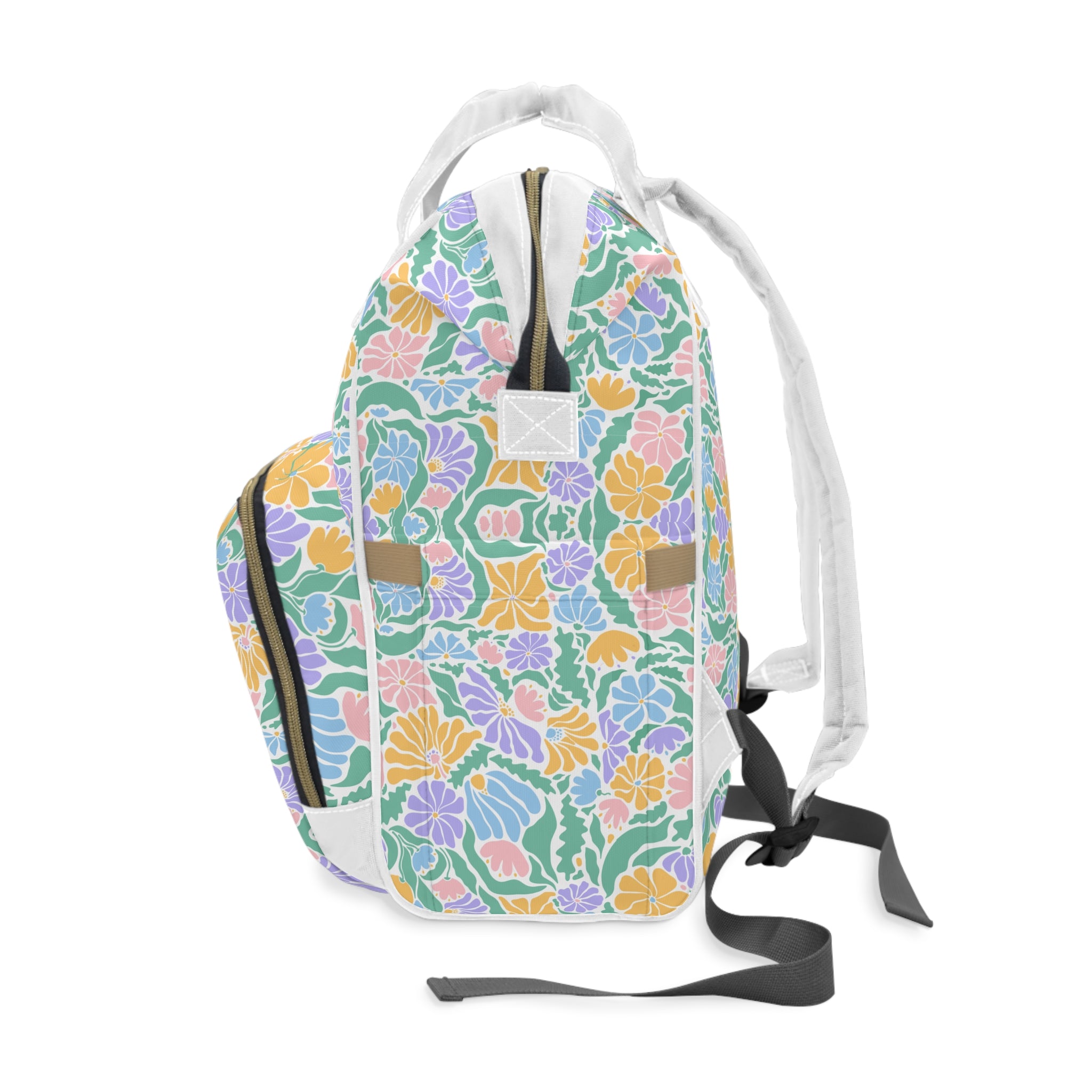 Floral Pastel Diaper Backpack