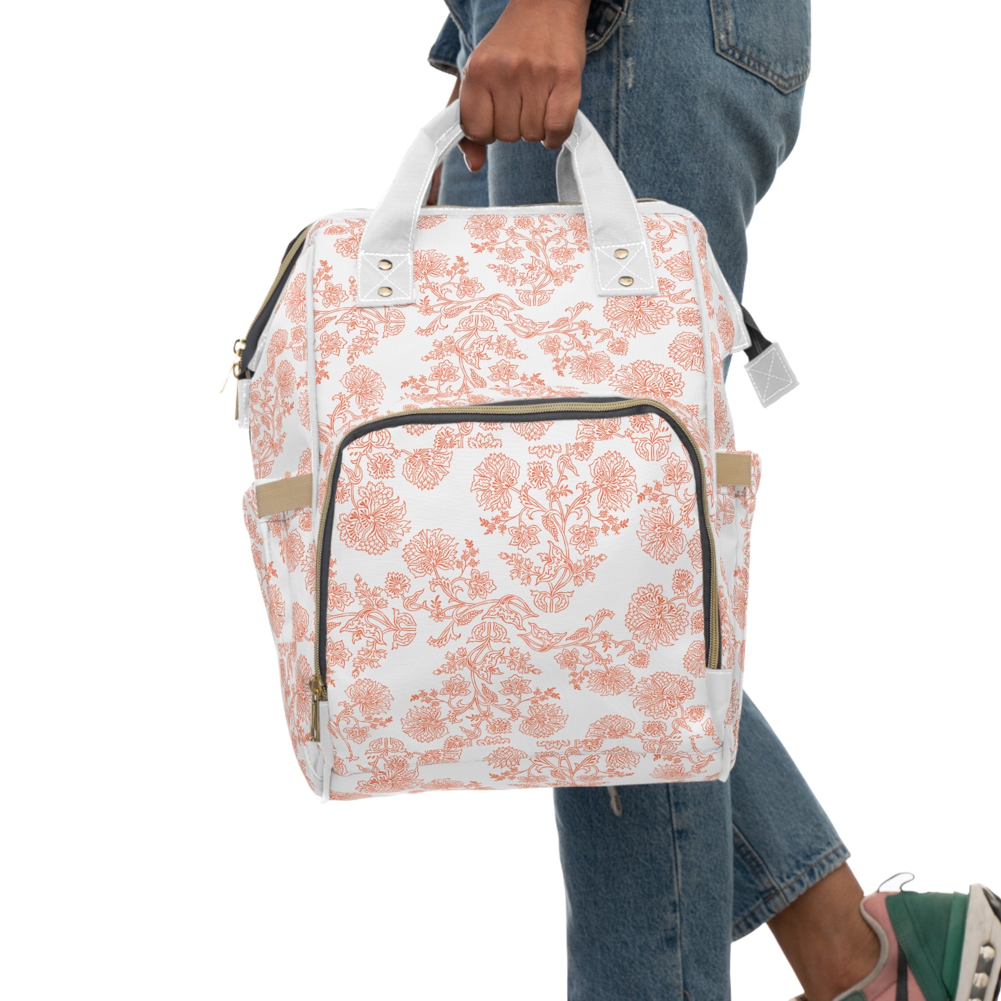 Calm Coral Diaper Backpack