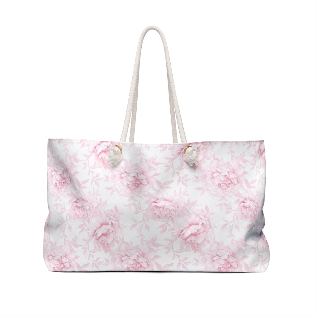 Pink Floral Weekender Bag