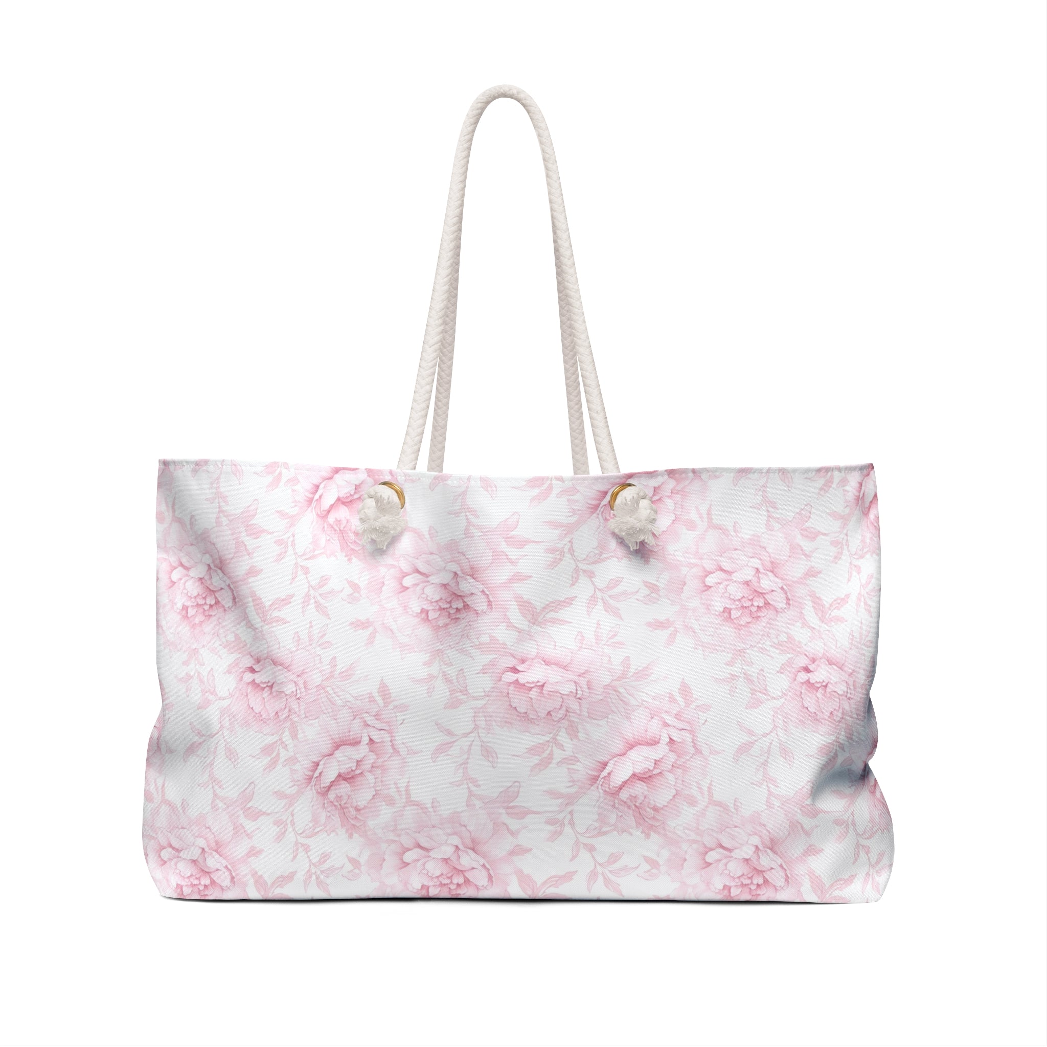 Pink Floral Weekender Bag