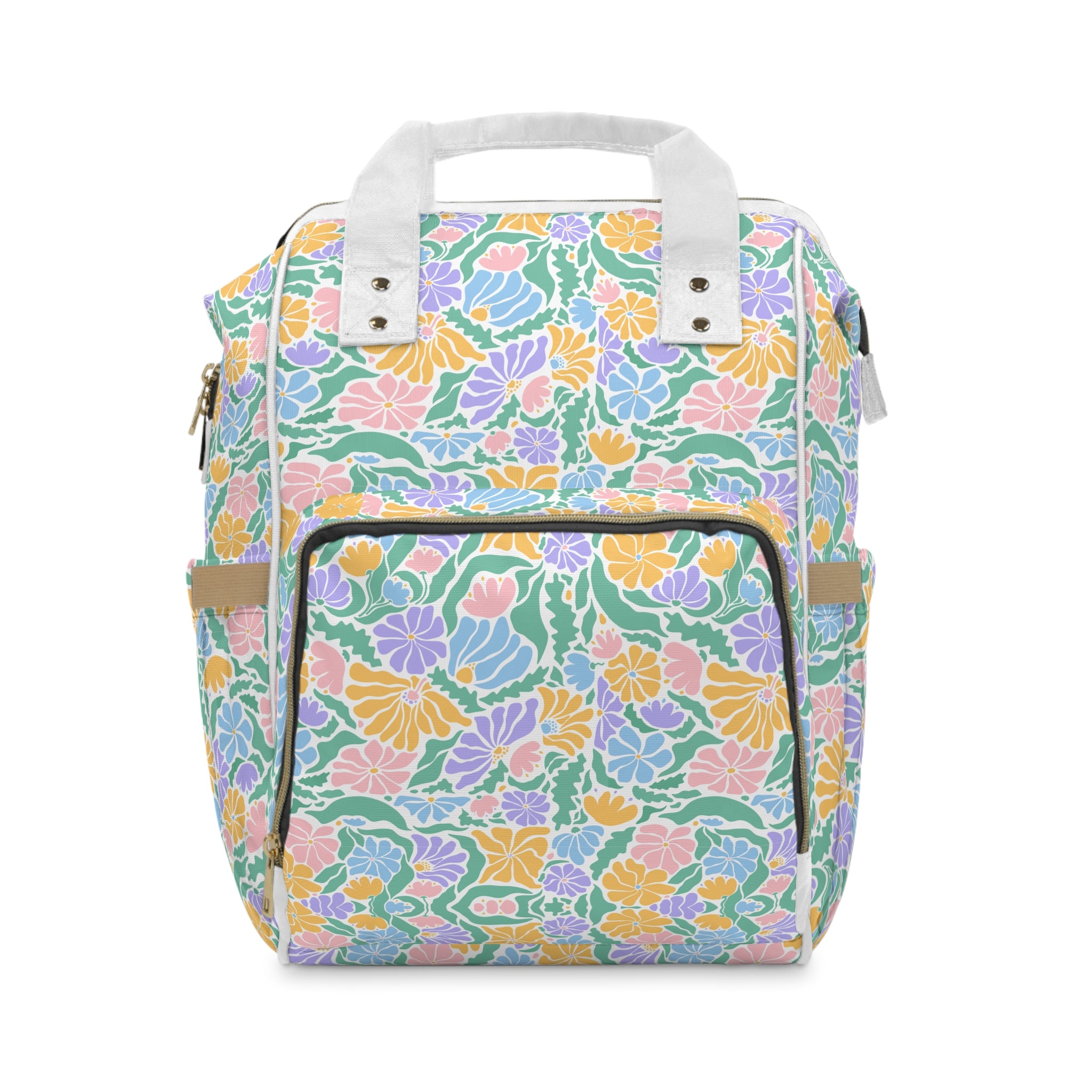 Floral Pastel Diaper Backpack