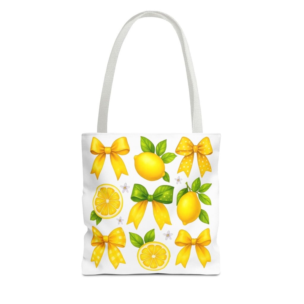 Lemon Bow Tote Bag