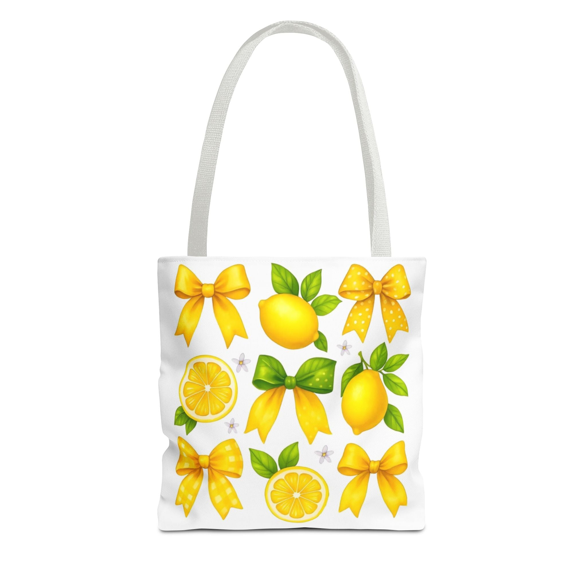 Lemon Bow Tote Bag