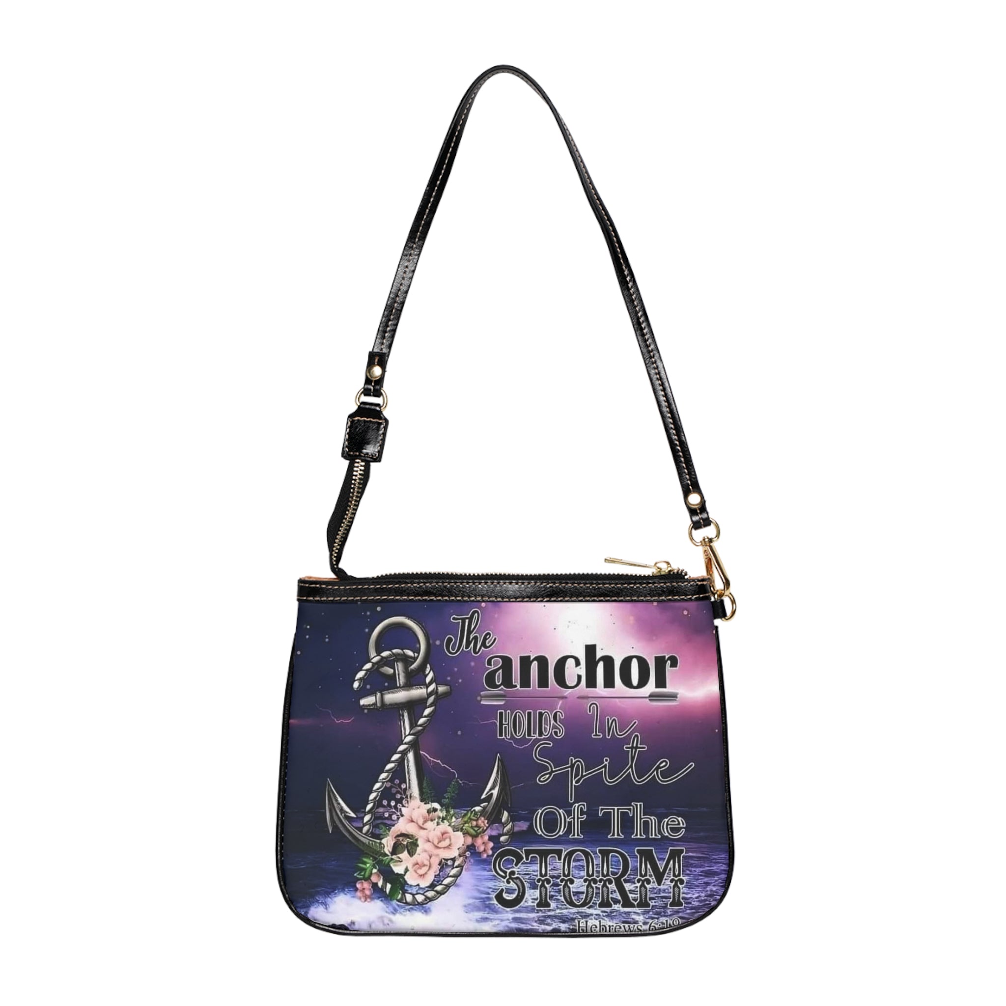 “The Anchor Was My Hope In Spite Of The Storm”  Nautical Crossbody