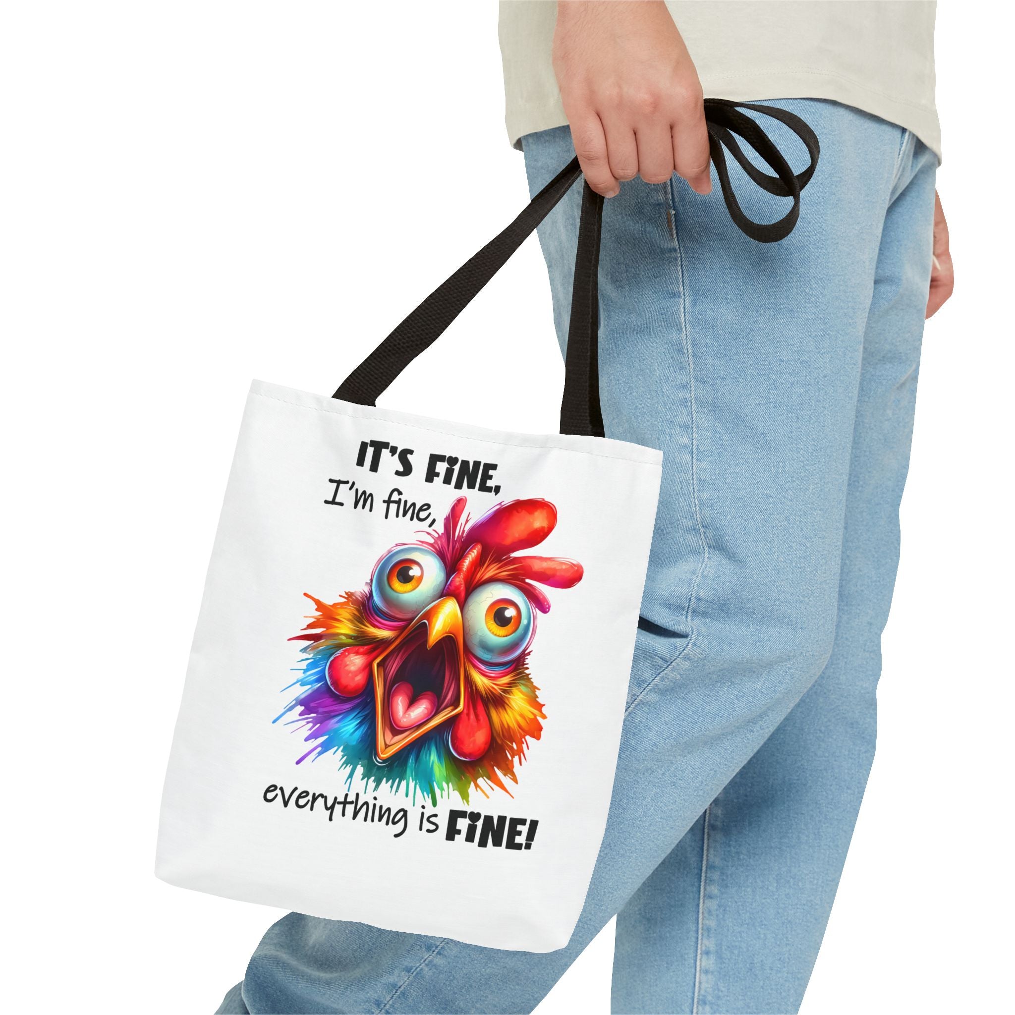 "Everything Is Fine!" Tote Bag