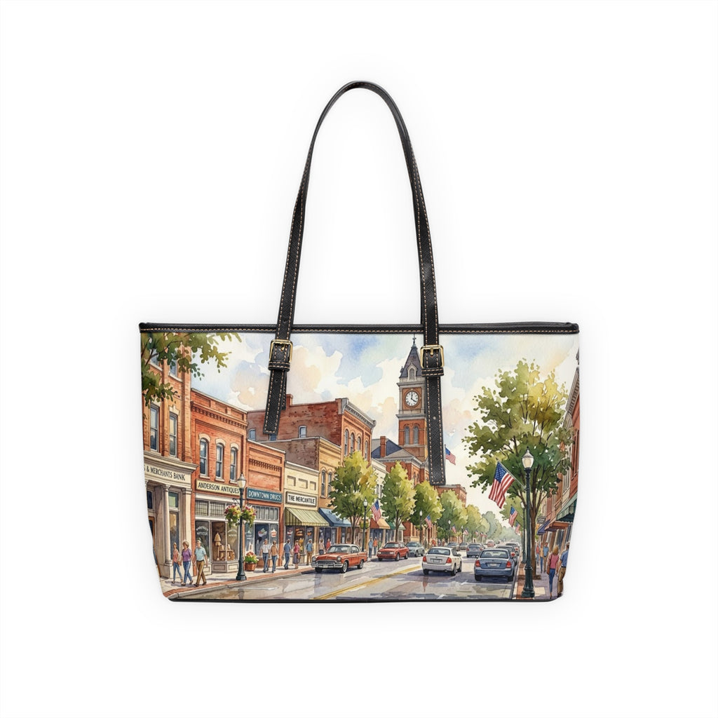 "The Electric City" Cityscape Tote