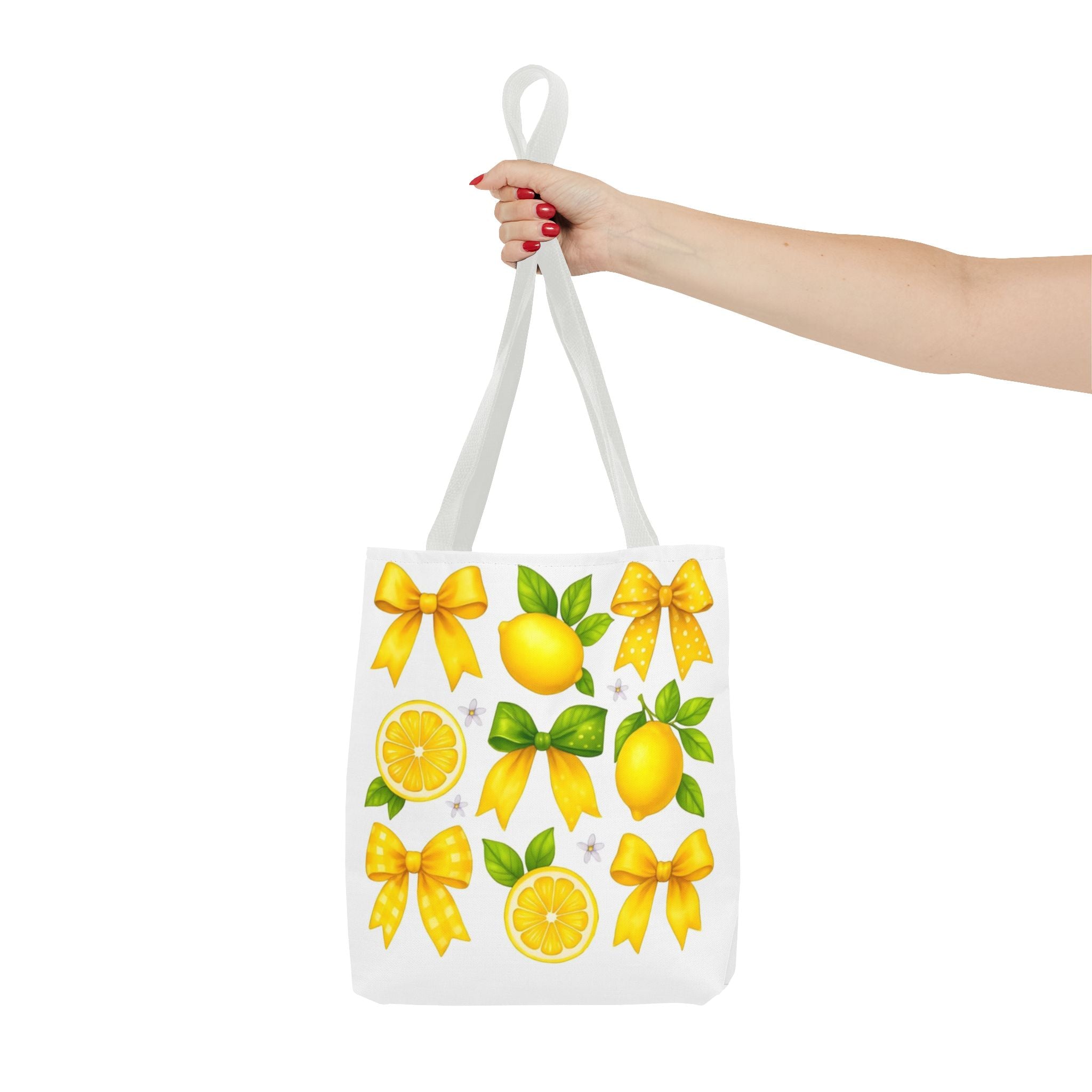 Lemon Bow Tote Bag