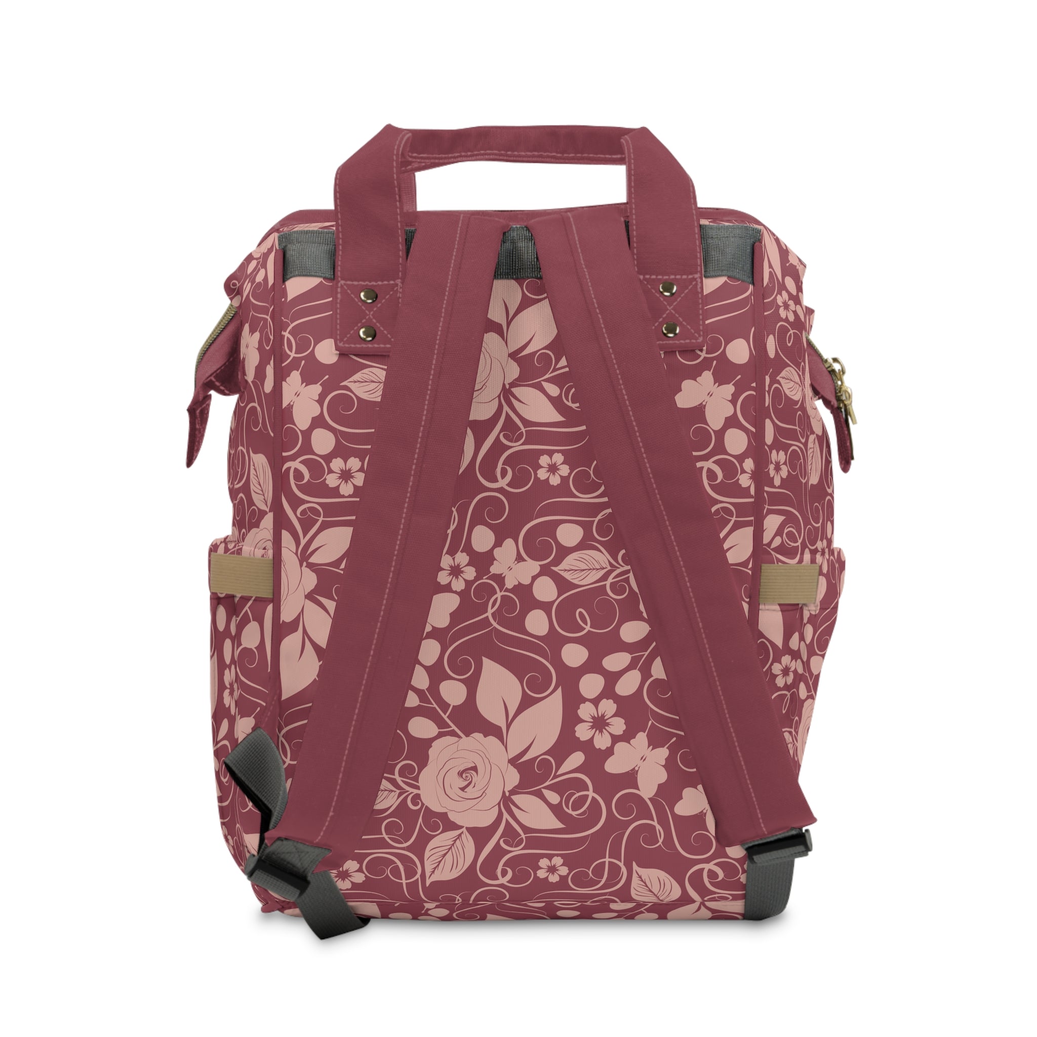Floral Rose Diaper Backpack