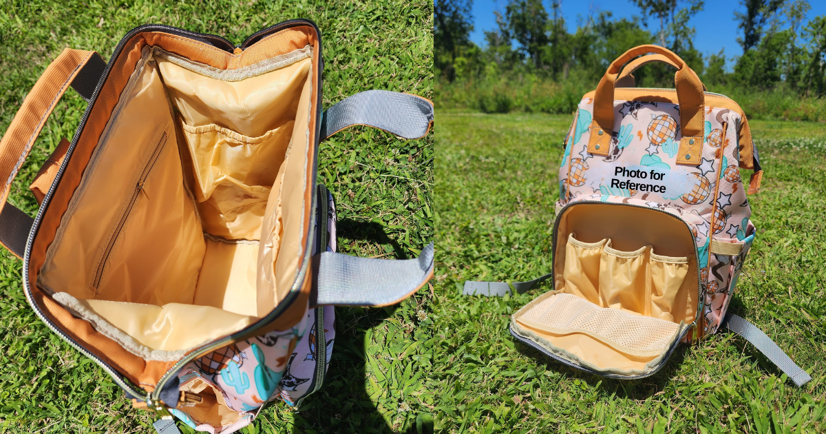Pastel Shell Diaper Backpack