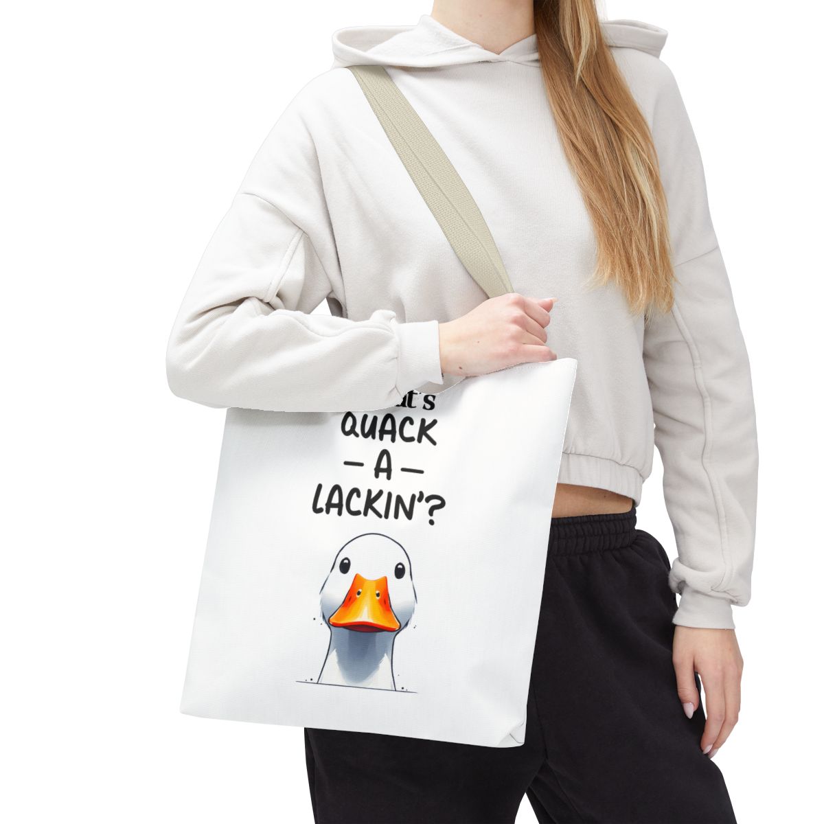 "What's Quack-a-Lackin'?" Tote